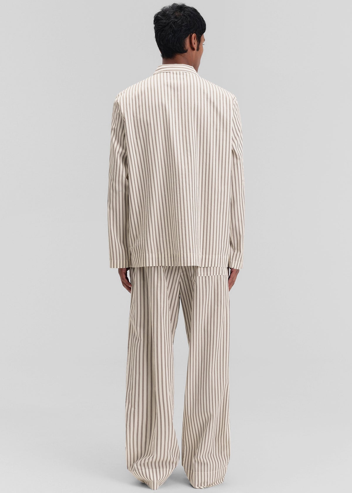 Tekla Poplin Pyjama Shirt - Hopper Stripes - 11