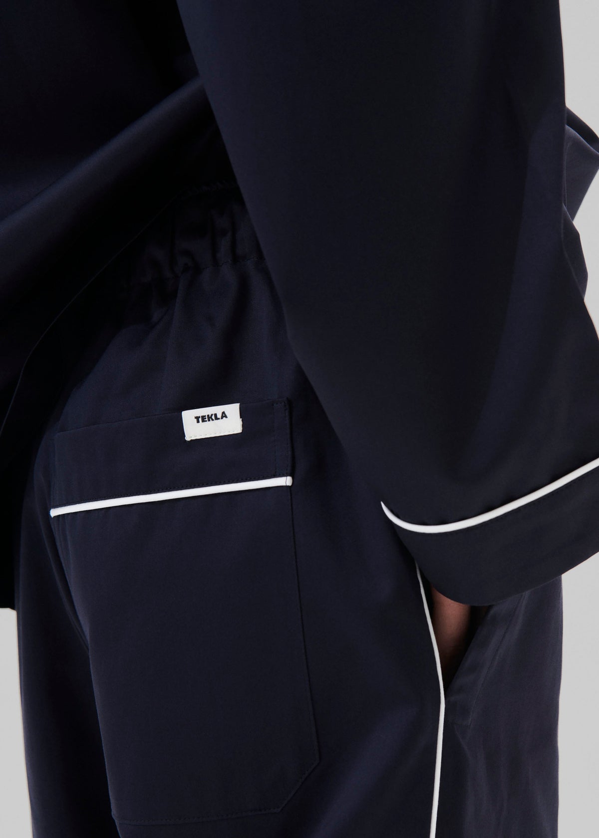 Tekla Sateen Pyjama Pants - Chelsea - 8