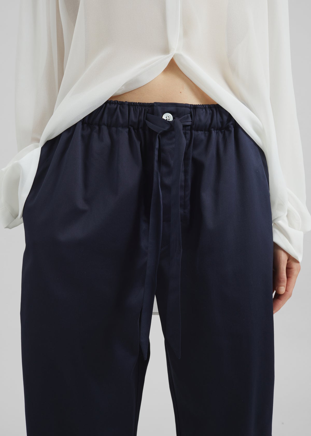 Tekla Sateen Pyjama Pants - Chelsea - 4