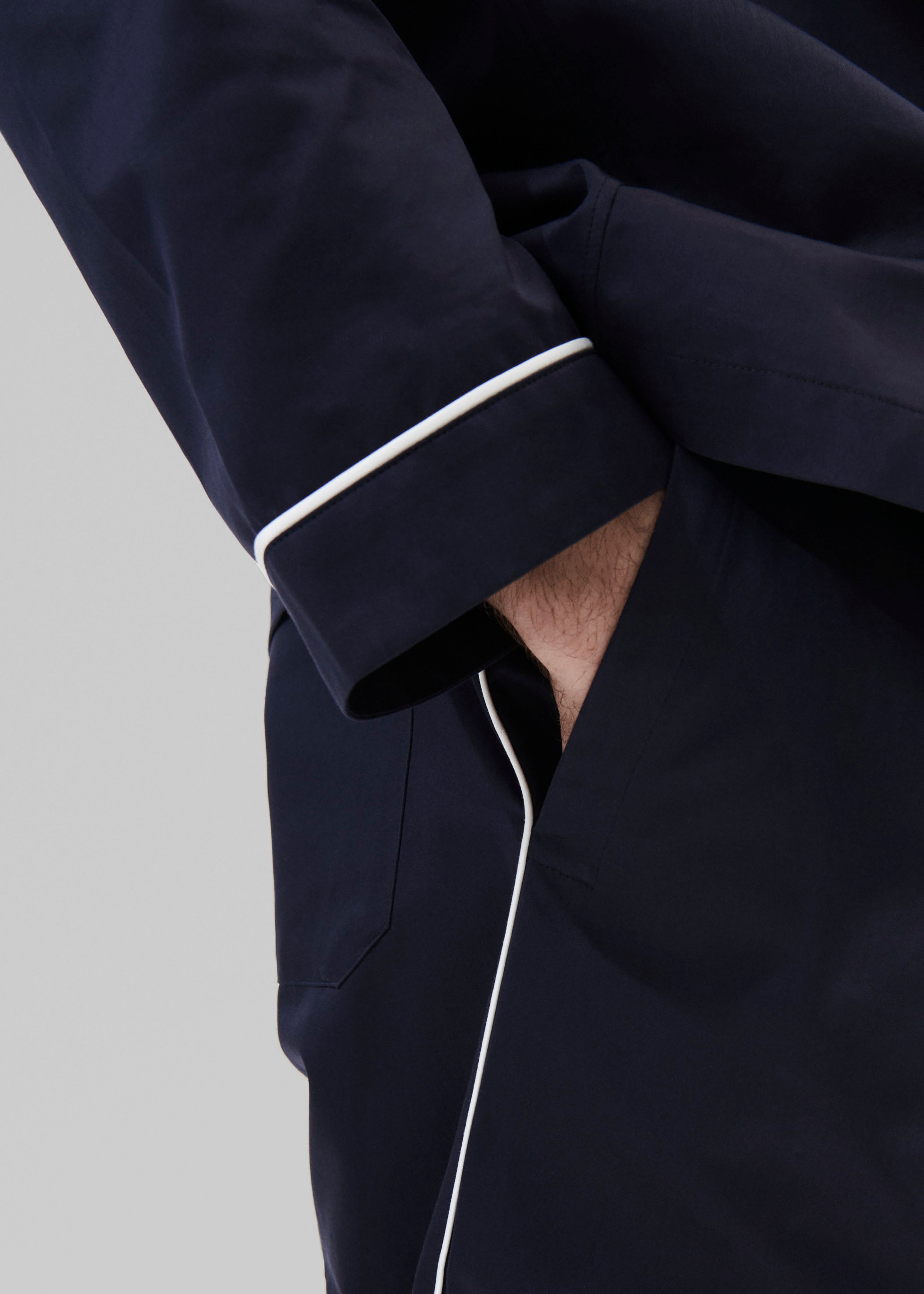 Tekla Sateen Pyjama Shirt - Chelsea - 10