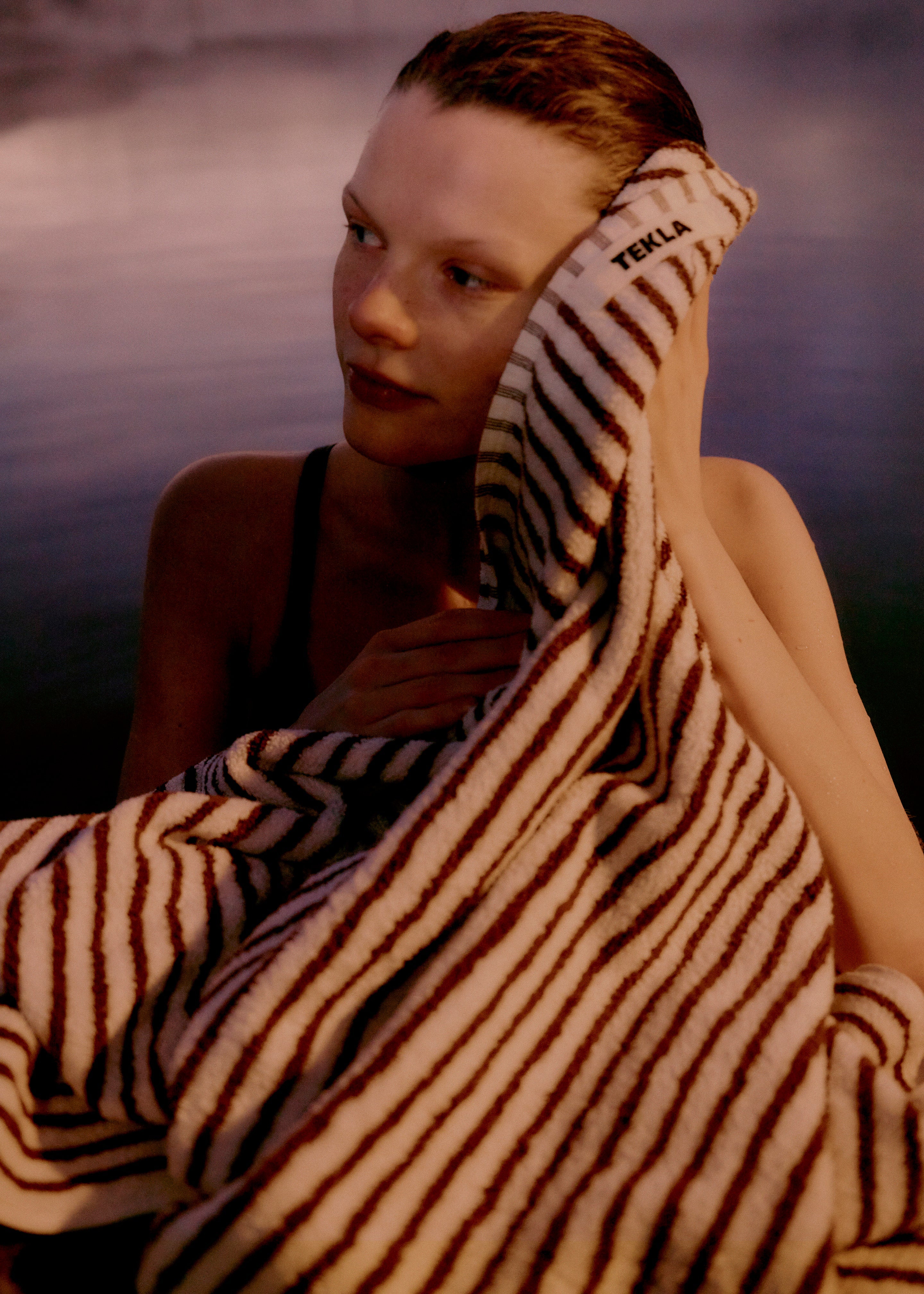 Tekla Towel - Kodiak Stripes - 4