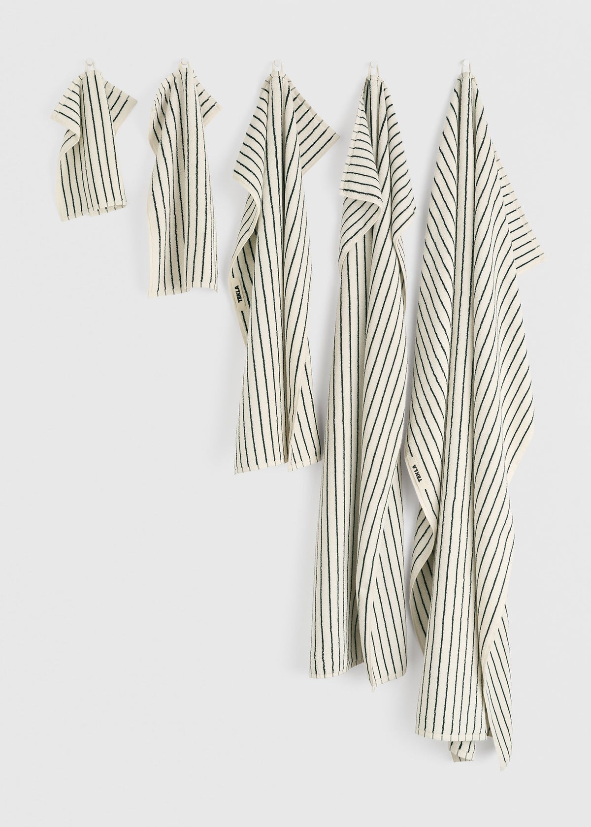 Tekla Towel - Racing Green Stripes - 13