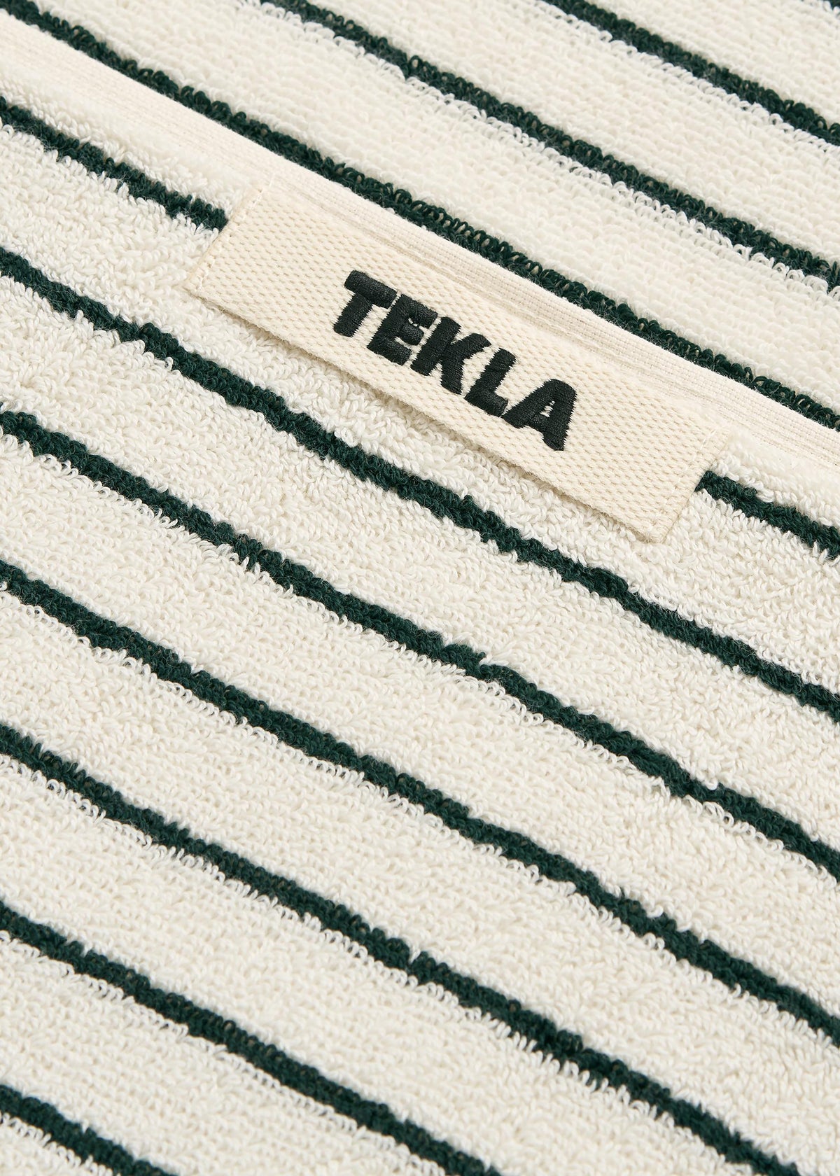 Tekla Towel - Racing Green Stripes - 7