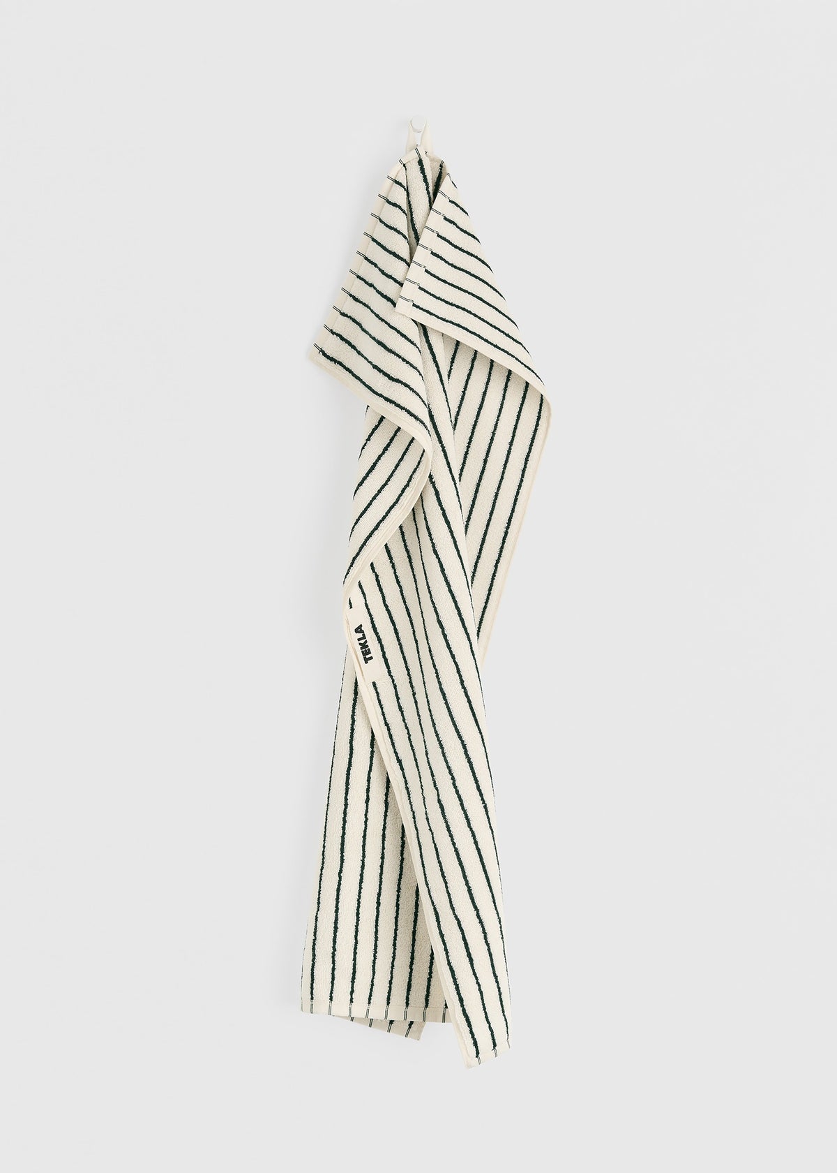 Tekla Towel - Racing Green Stripes - 12