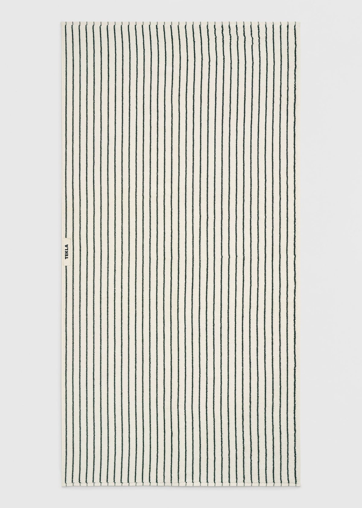Tekla Towel - Racing Green Stripes - 5