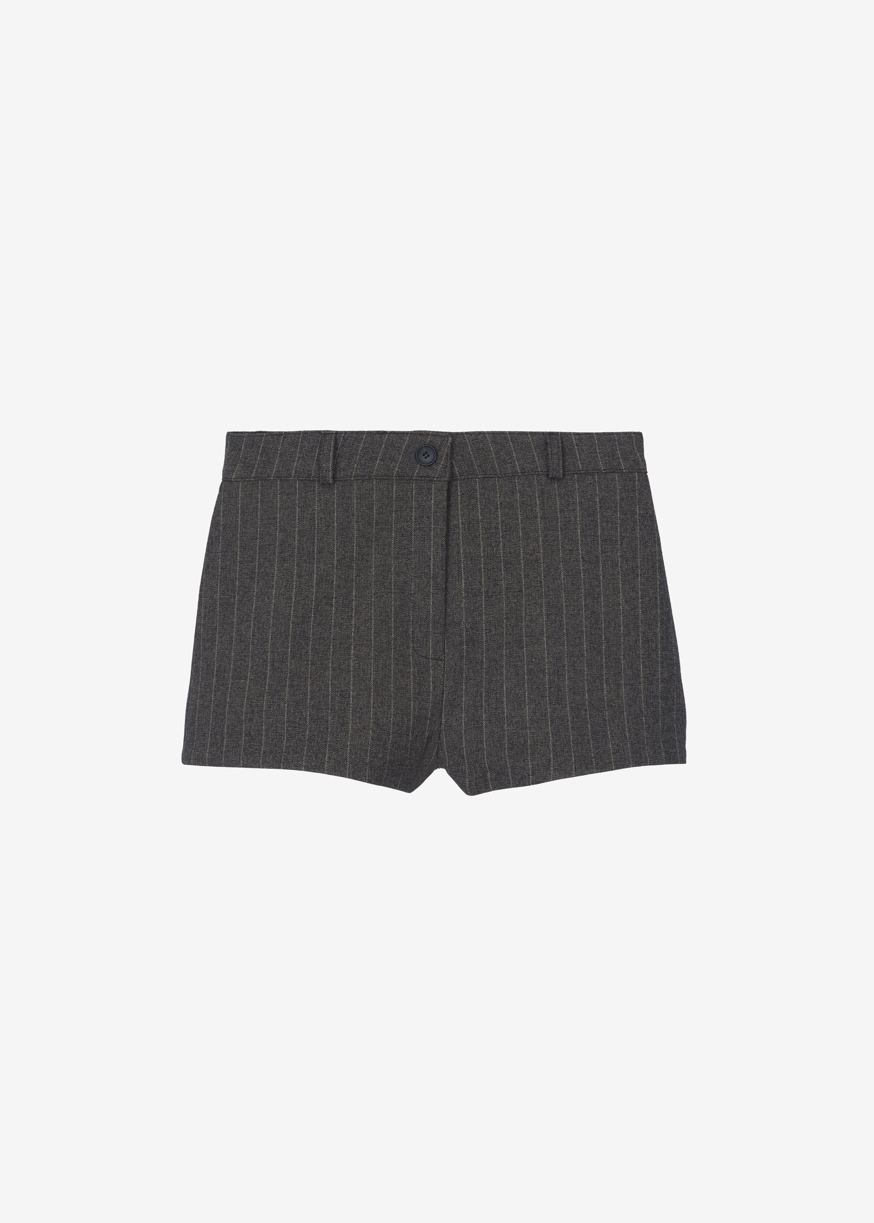 Tenby Striped Hot Pants - Brown Melange - 8