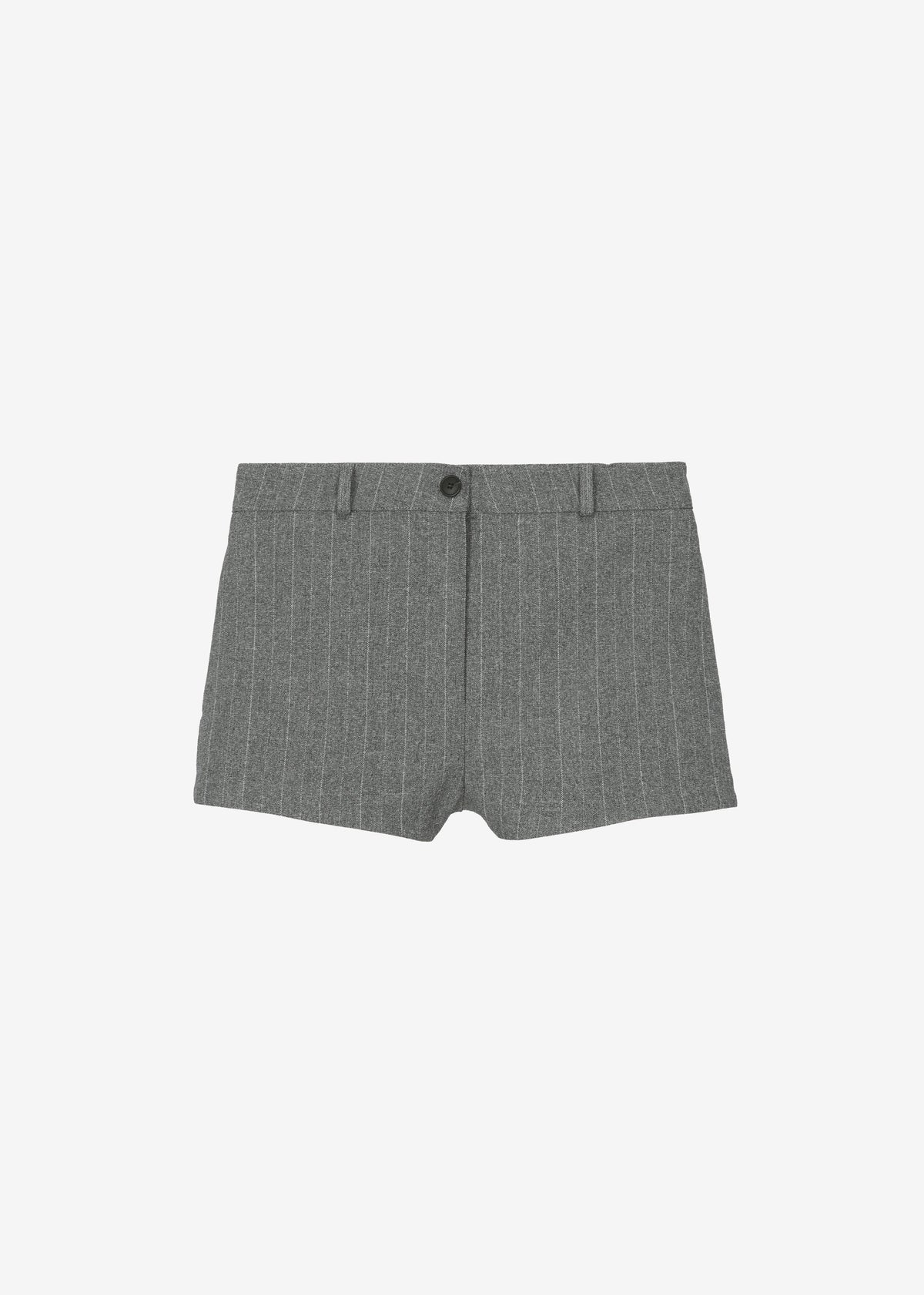 Tenby Striped Hot Pants - Grey Melange - 9