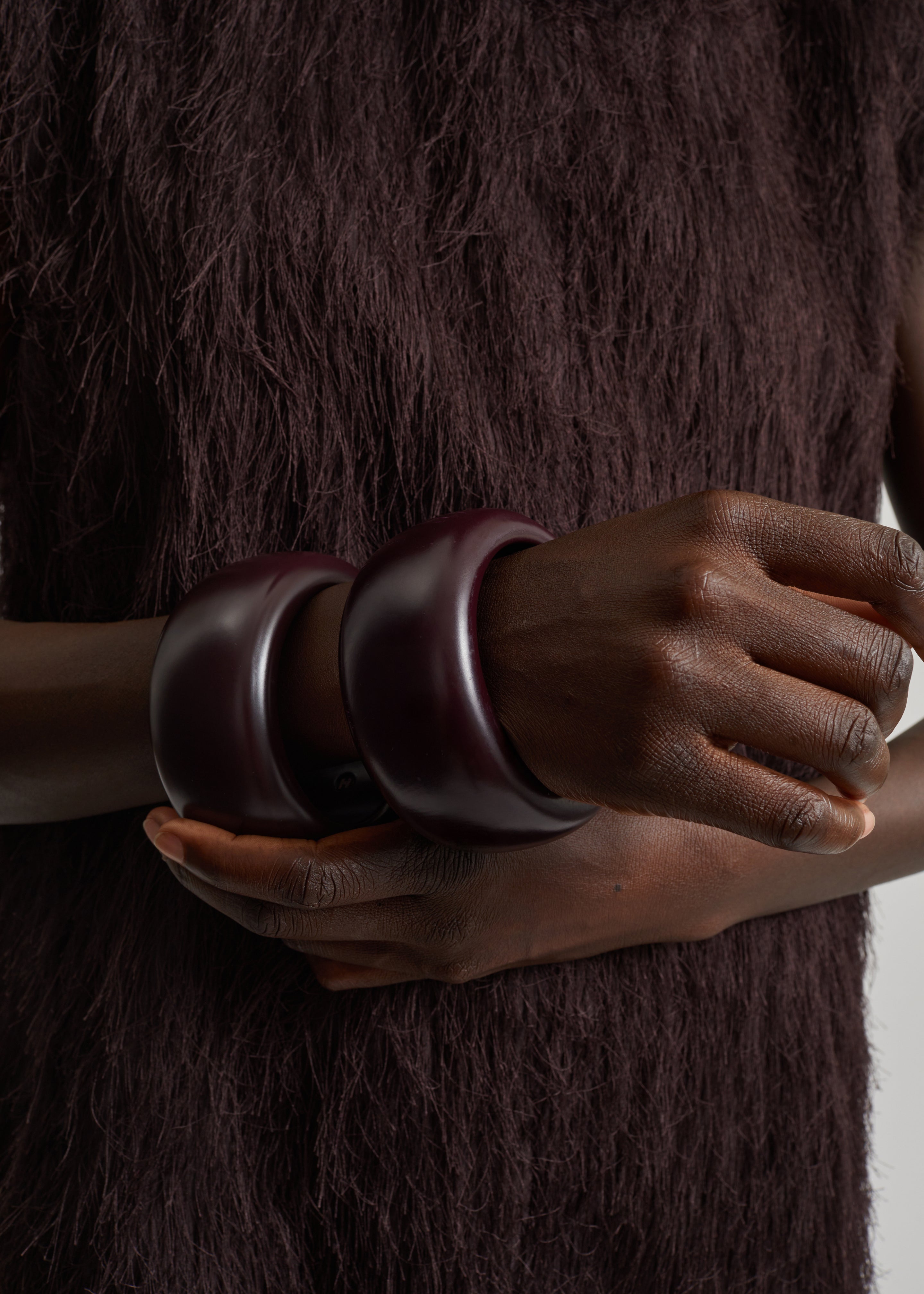 TFS Matte Bangle - Burgundy - 5
