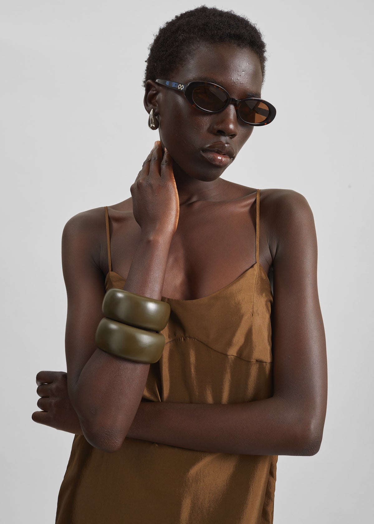 TFS Matte Bangle - Moss Green - 9