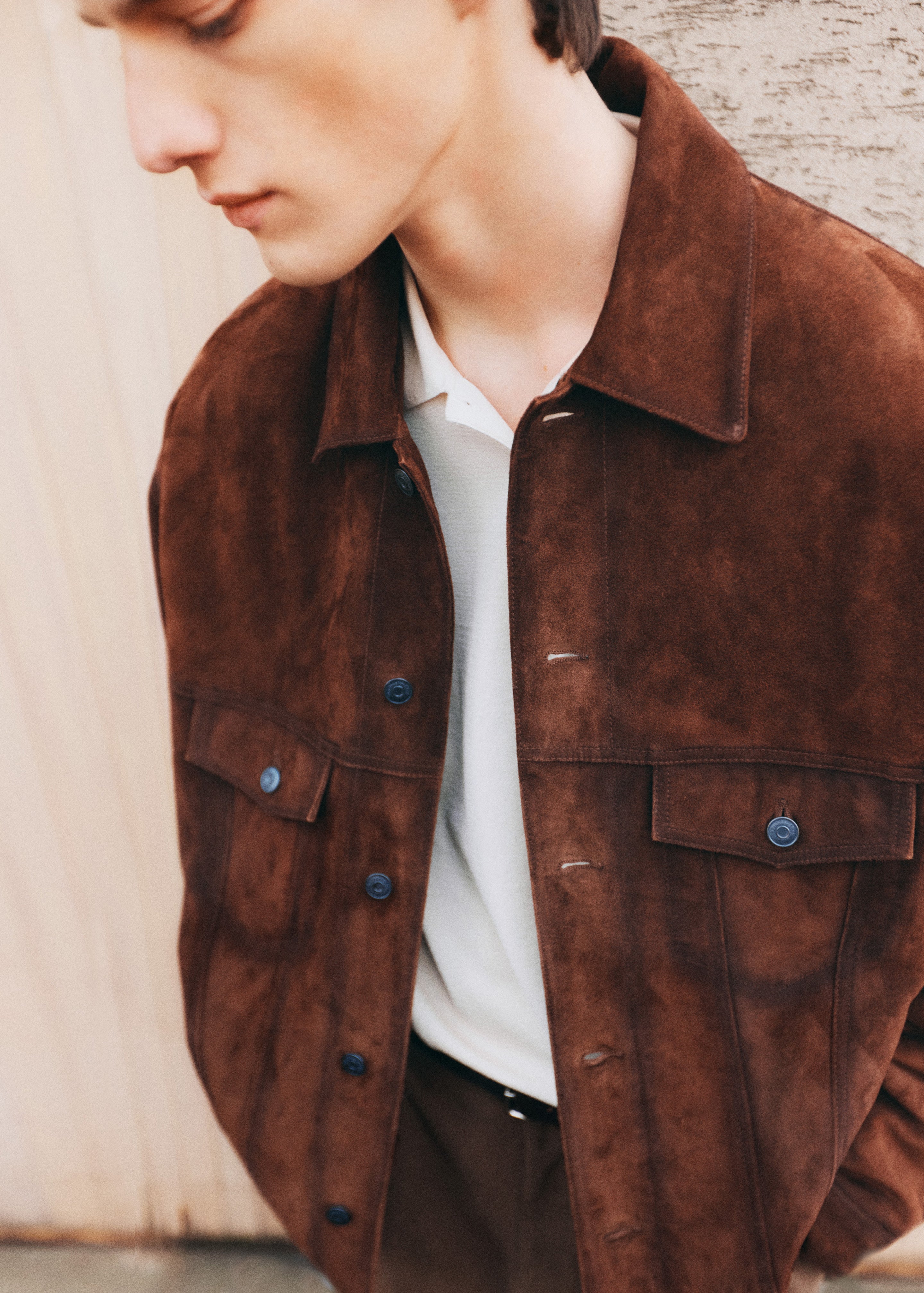 Conan Suede Jacket - Brown - 2
