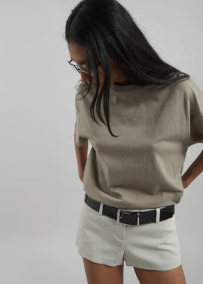 Thane Classic Cotton Tee - Taupe