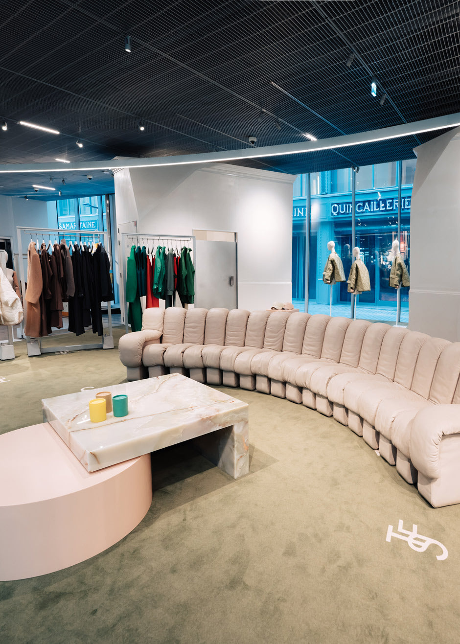 Inside The Frankie Shop La Samaritaine shop.