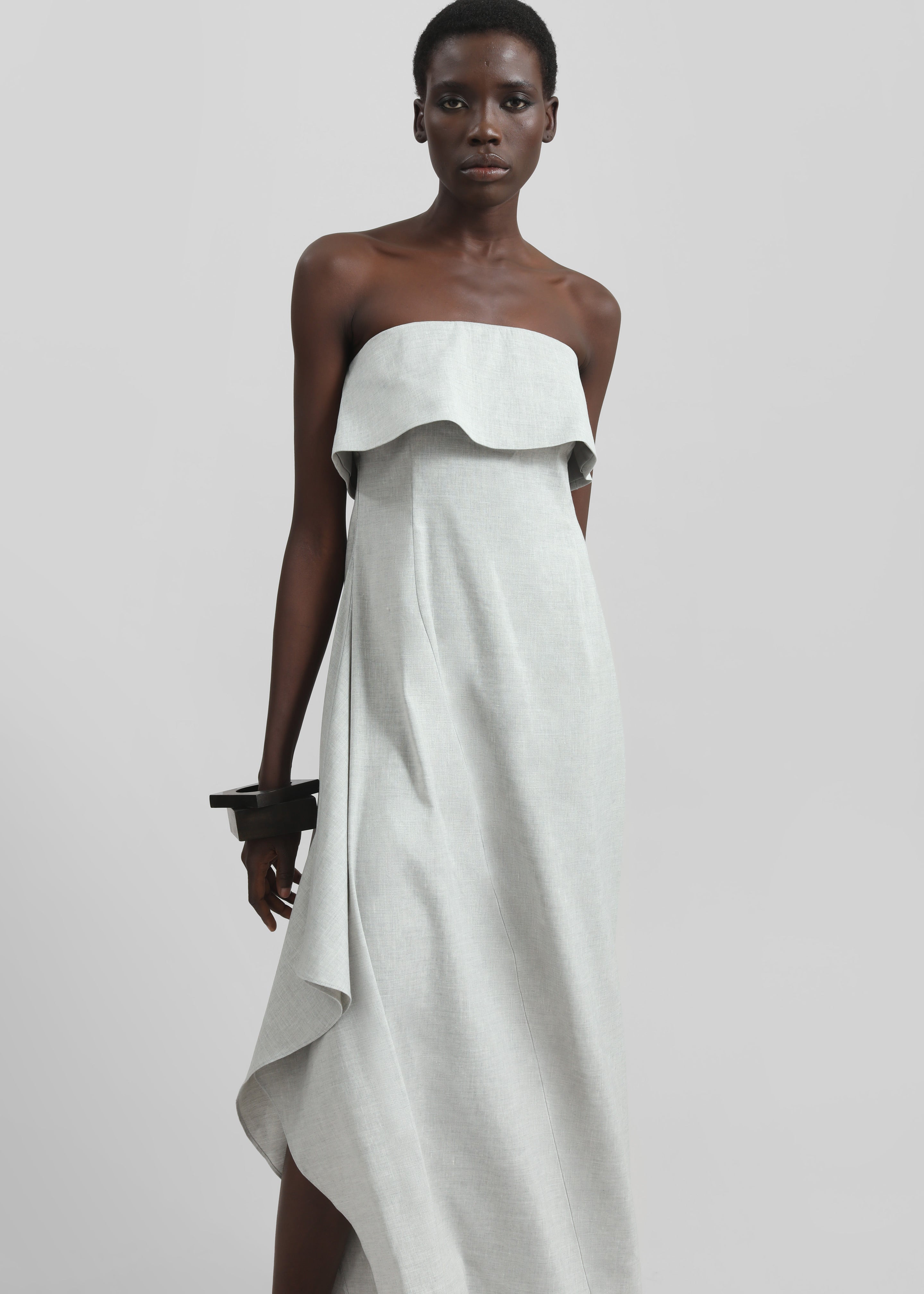 The Garment Gabriel Gown - Light Grey - 3