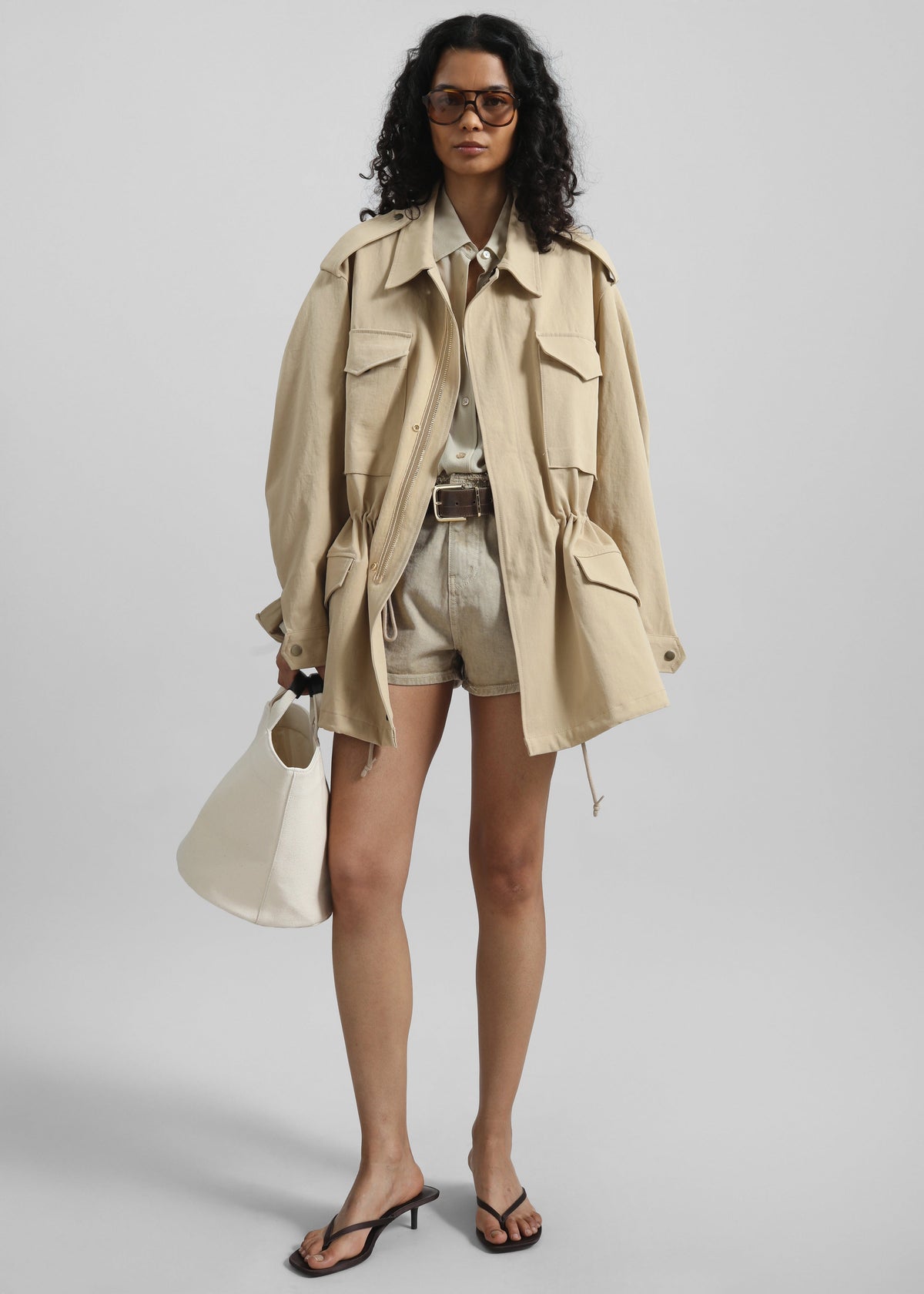 Toran Cargo Jacket - Beige - 6