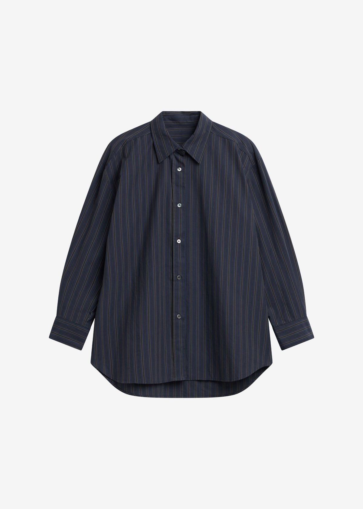 Toulon Shirt - Navy/Black Stripe - 7