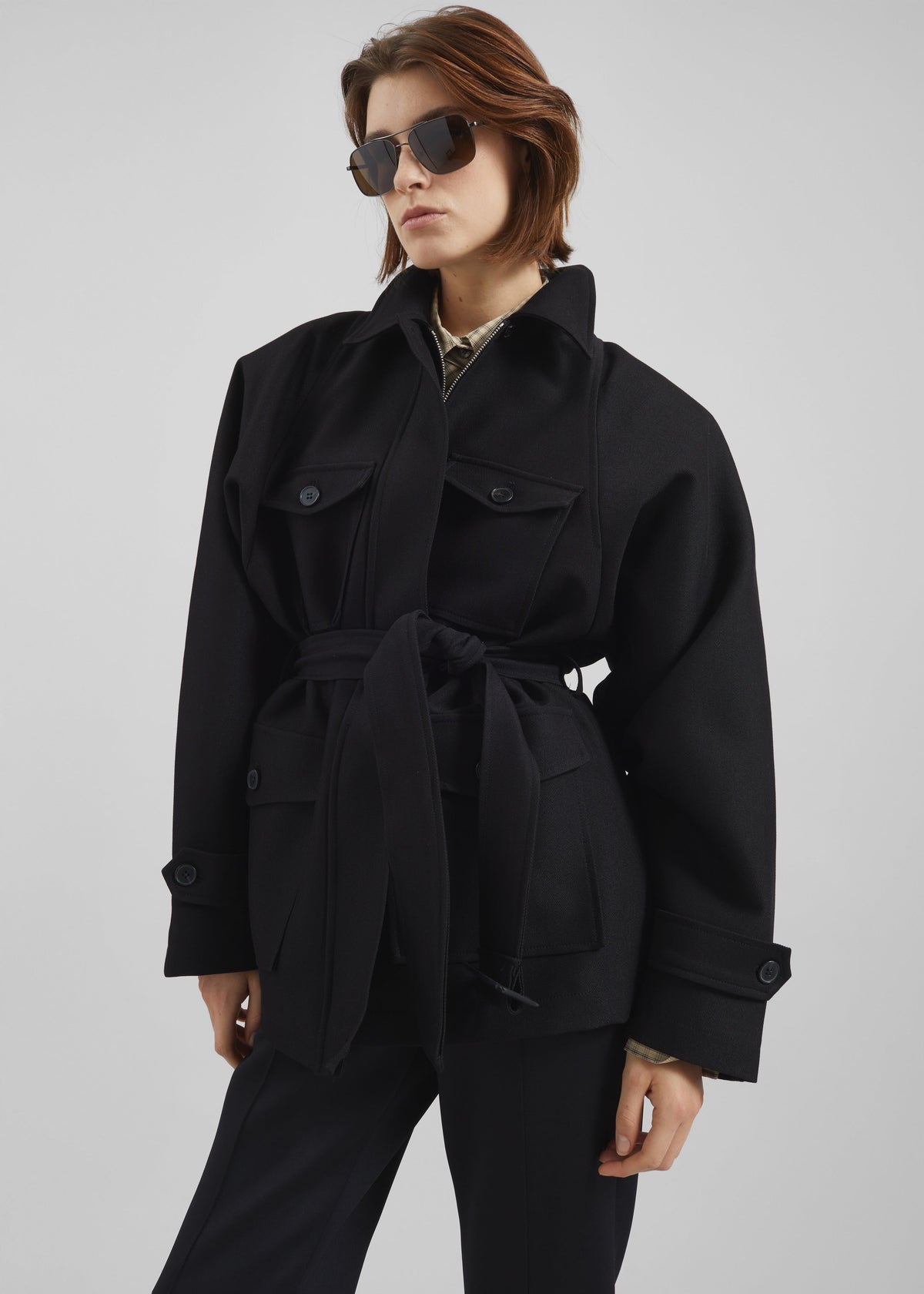 Trevose Padded Utility Jacket - Black - 4