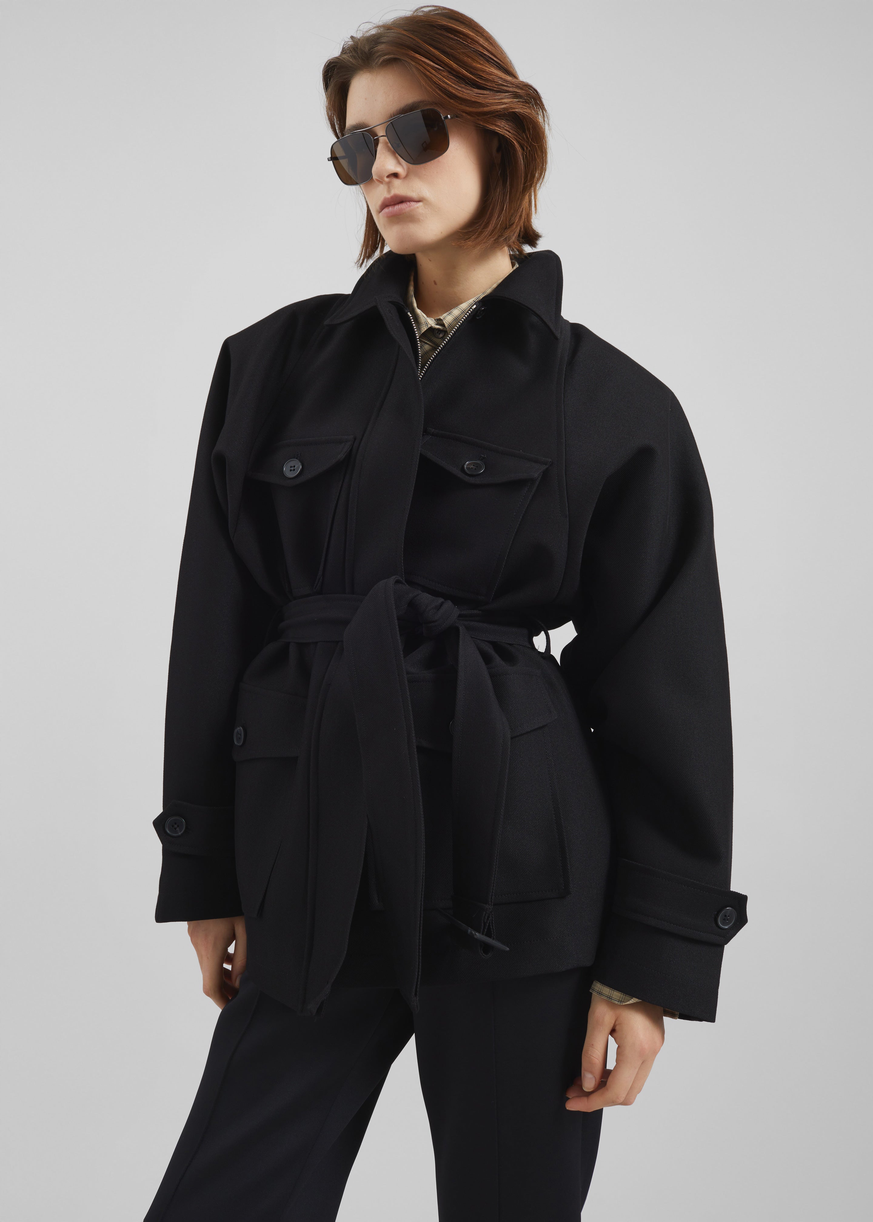 Trevose Padded Utility Jacket - Black - 4
