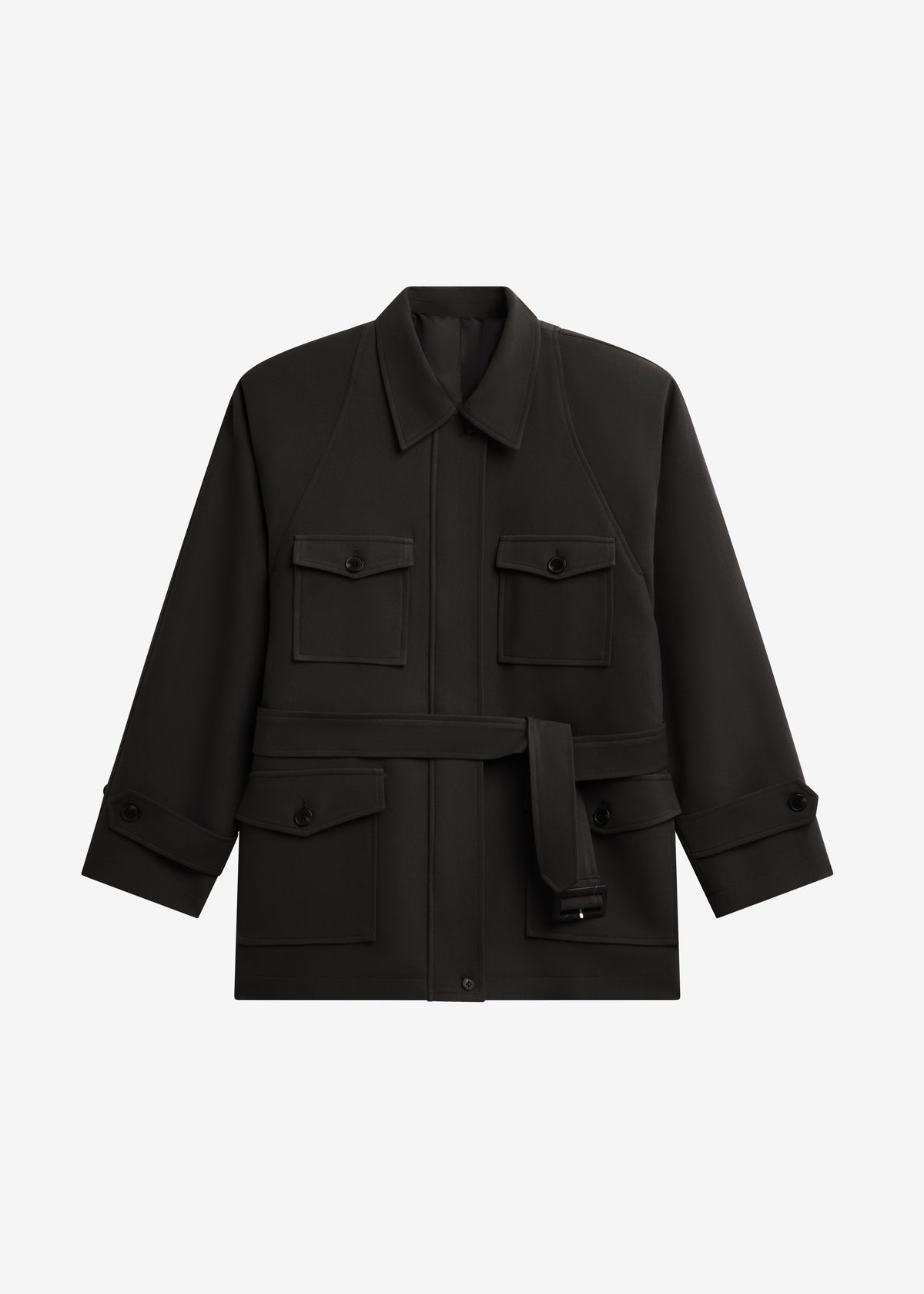 Trevose Padded Utility Jacket - Black - 7