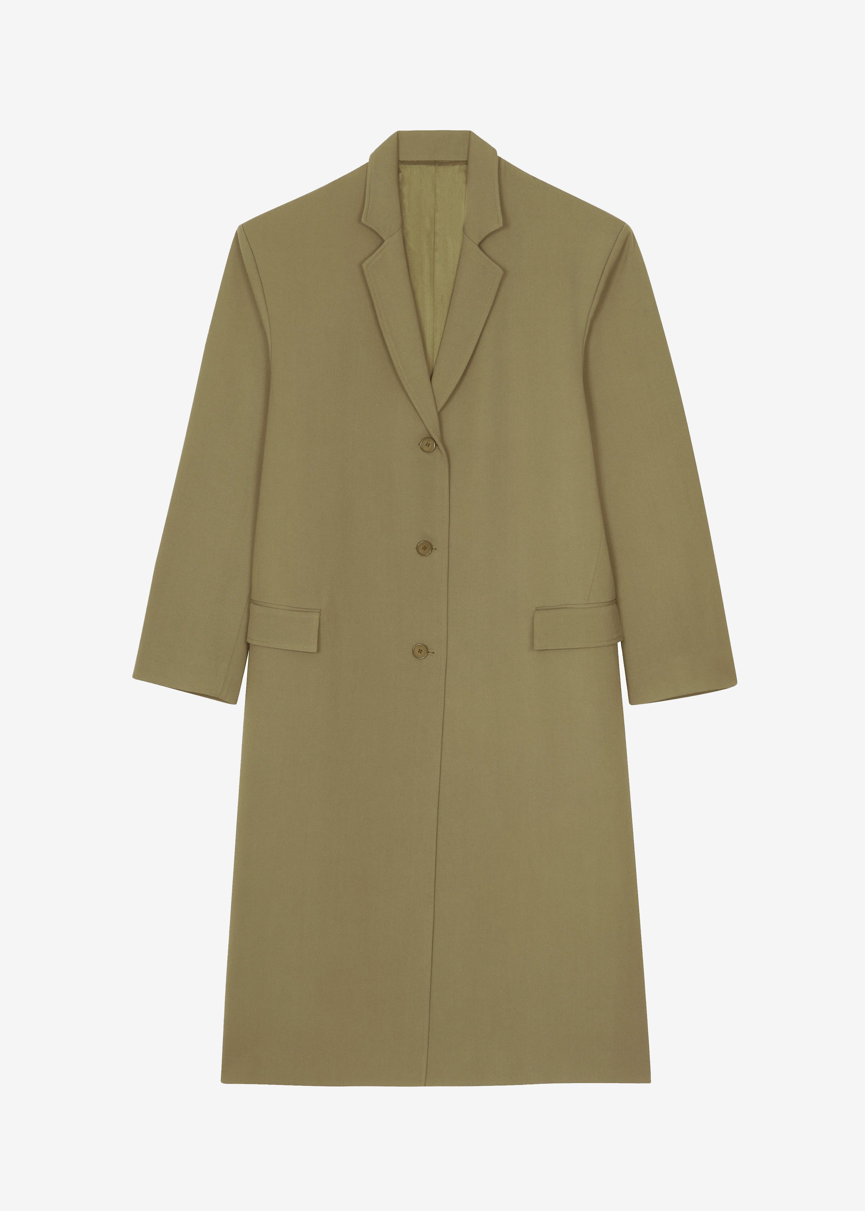 Tribeca Long Coat - Khaki - 9
