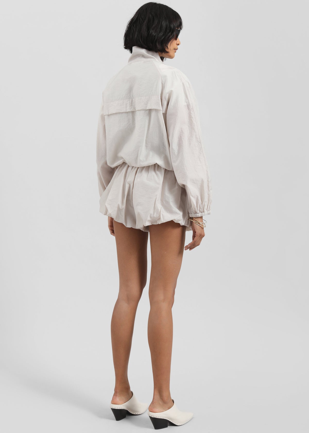 Vaila Sheer Jacket - Stone - 6