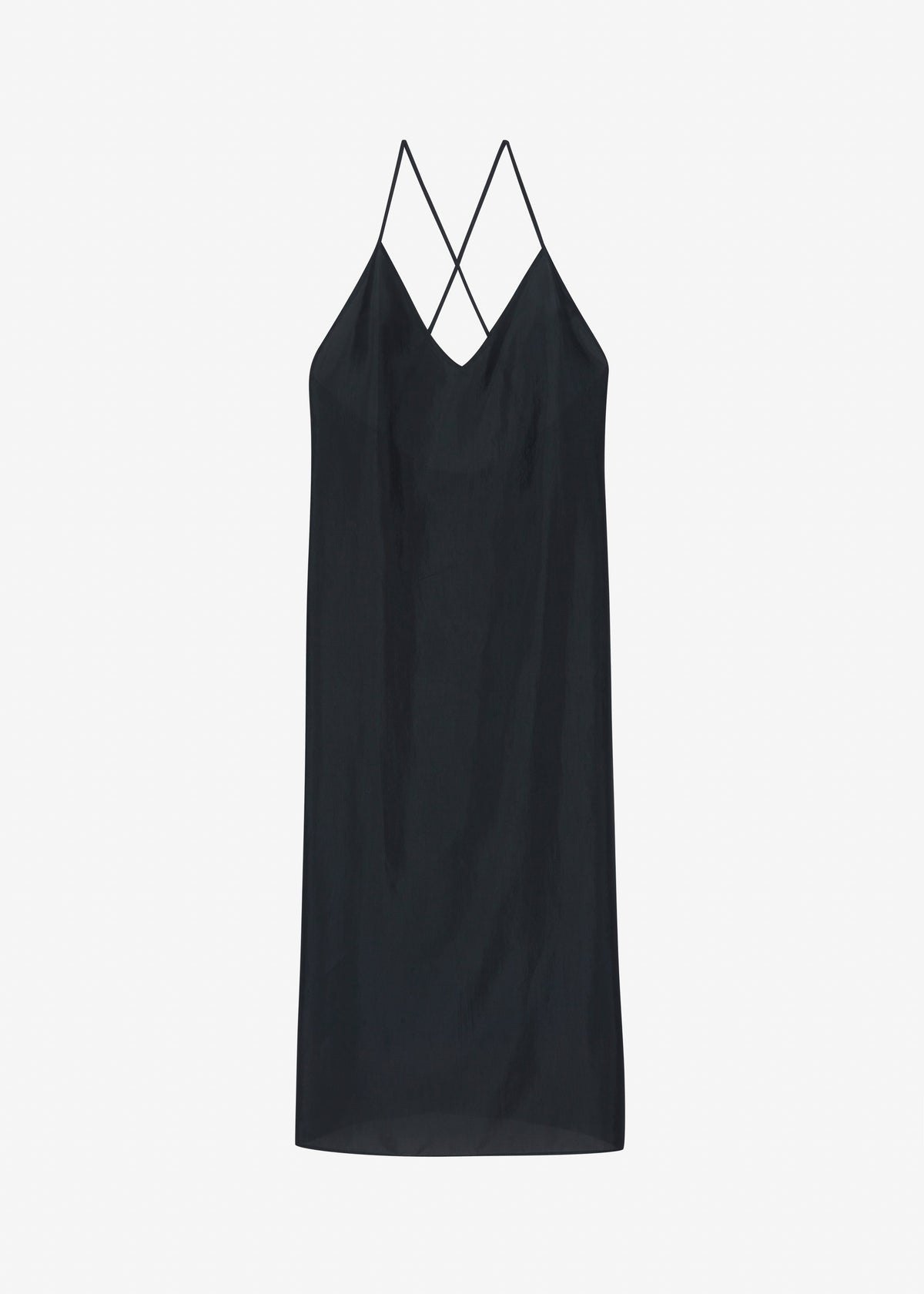 Vence Slip Dress - Black - 8