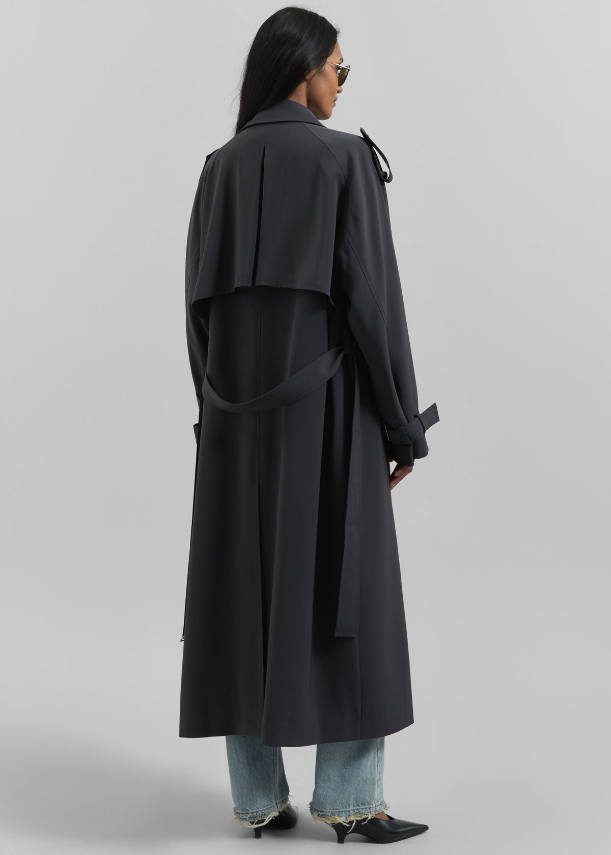 Veyron Trench Coat - Storm Grey - 6