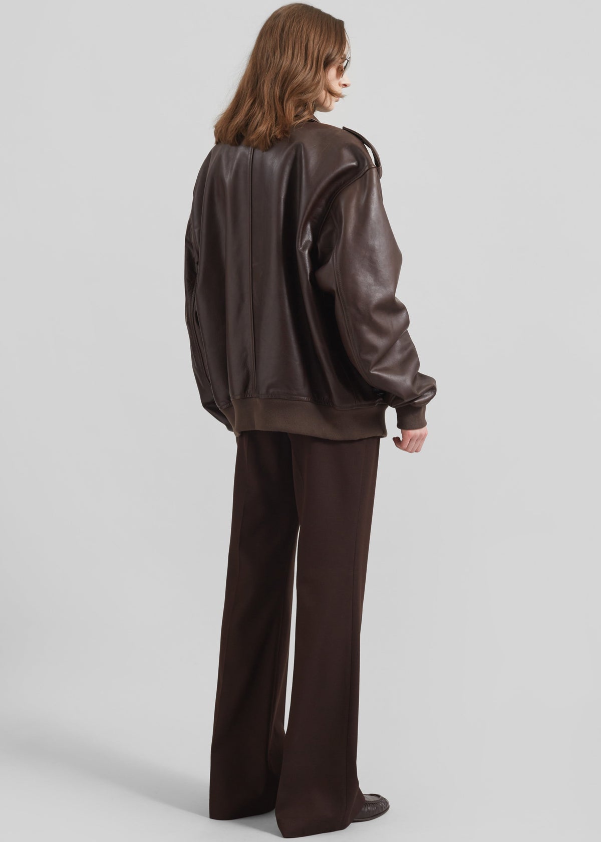 Viper Leather Jacket - Brown - 8