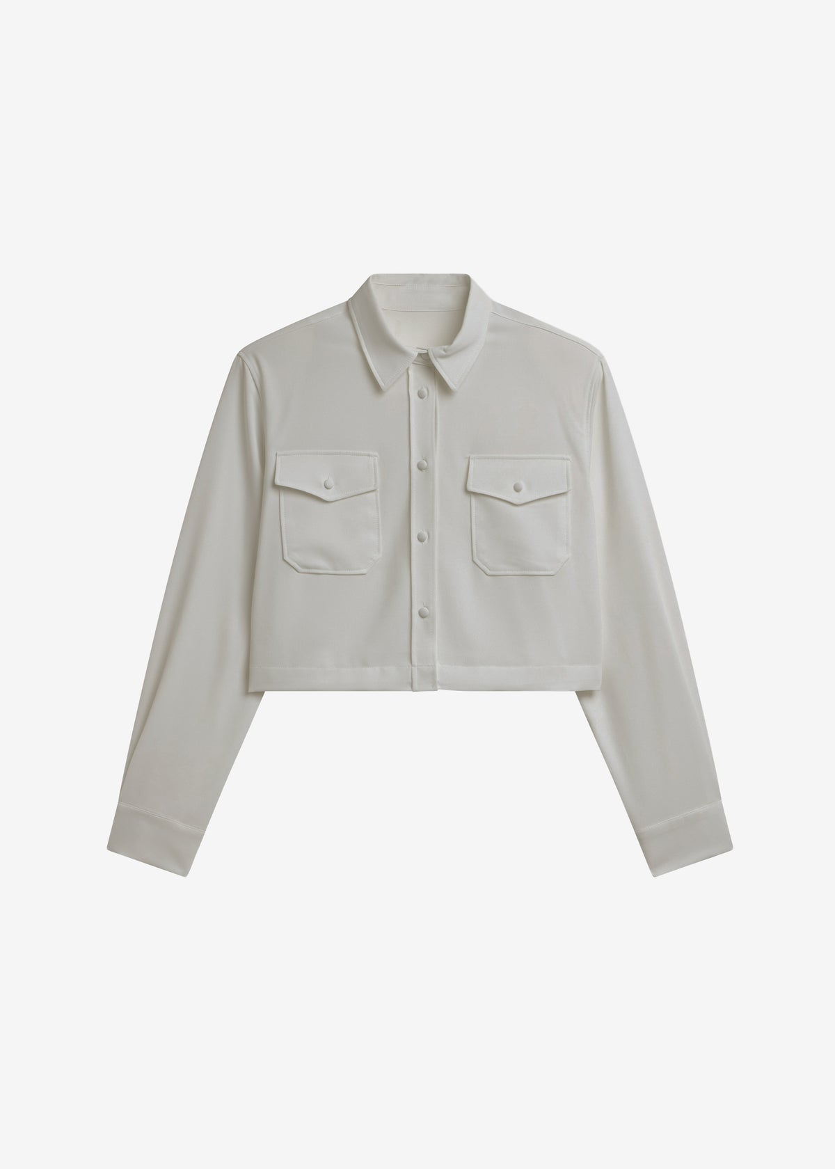 Visen Padded Boxy Shirt - Taupe - 11