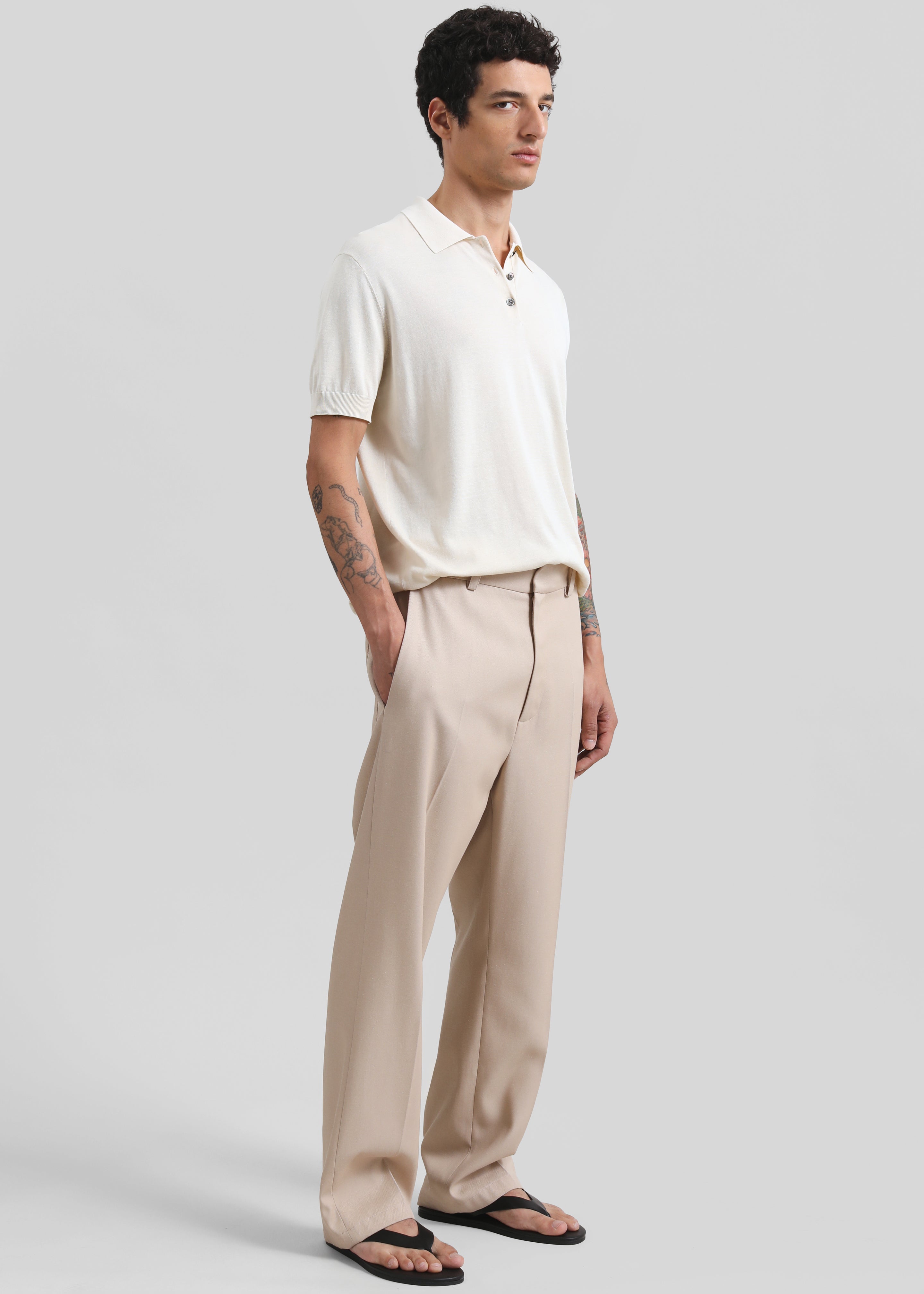 Watson Trousers - Beige - 7