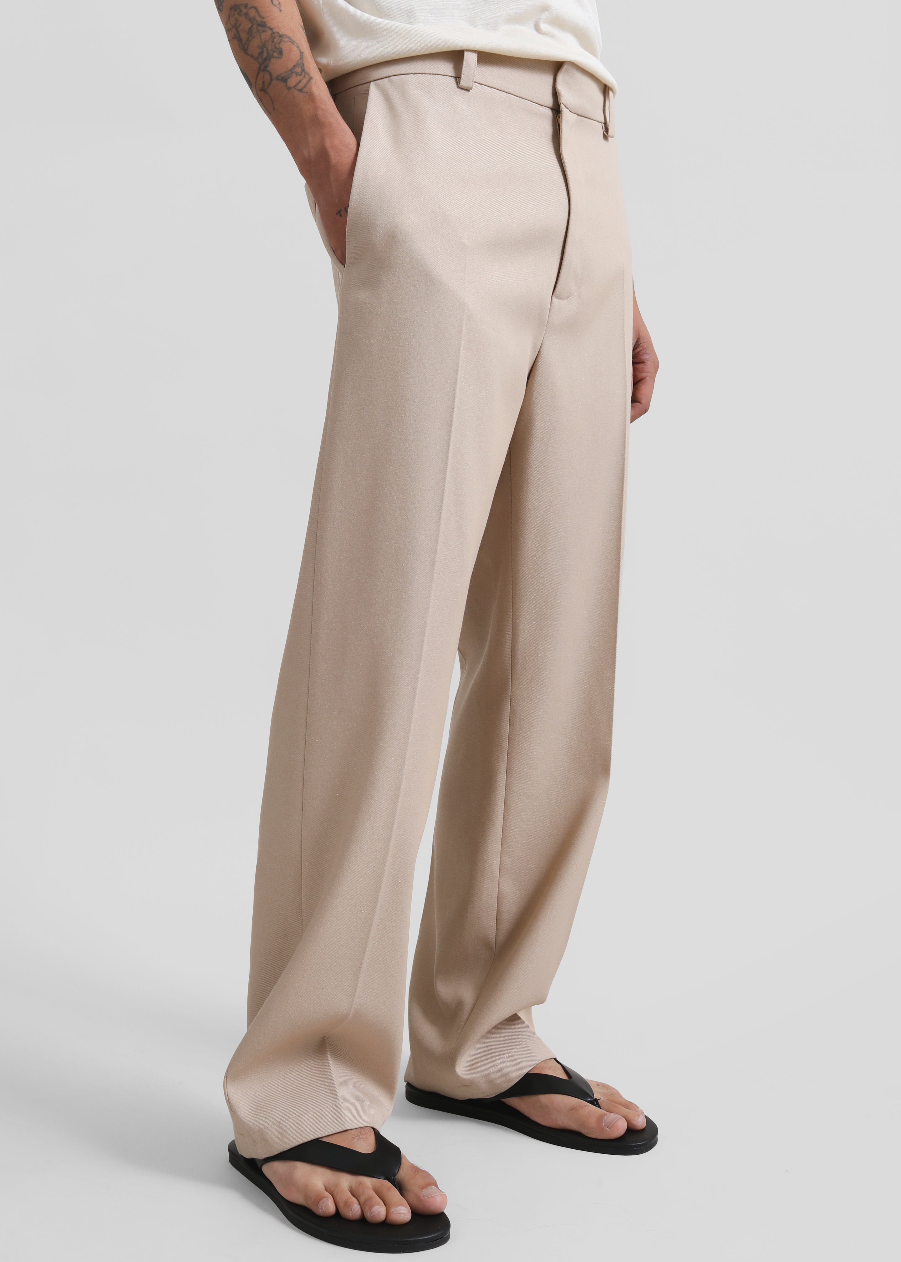 Watson Trousers - Beige - 5