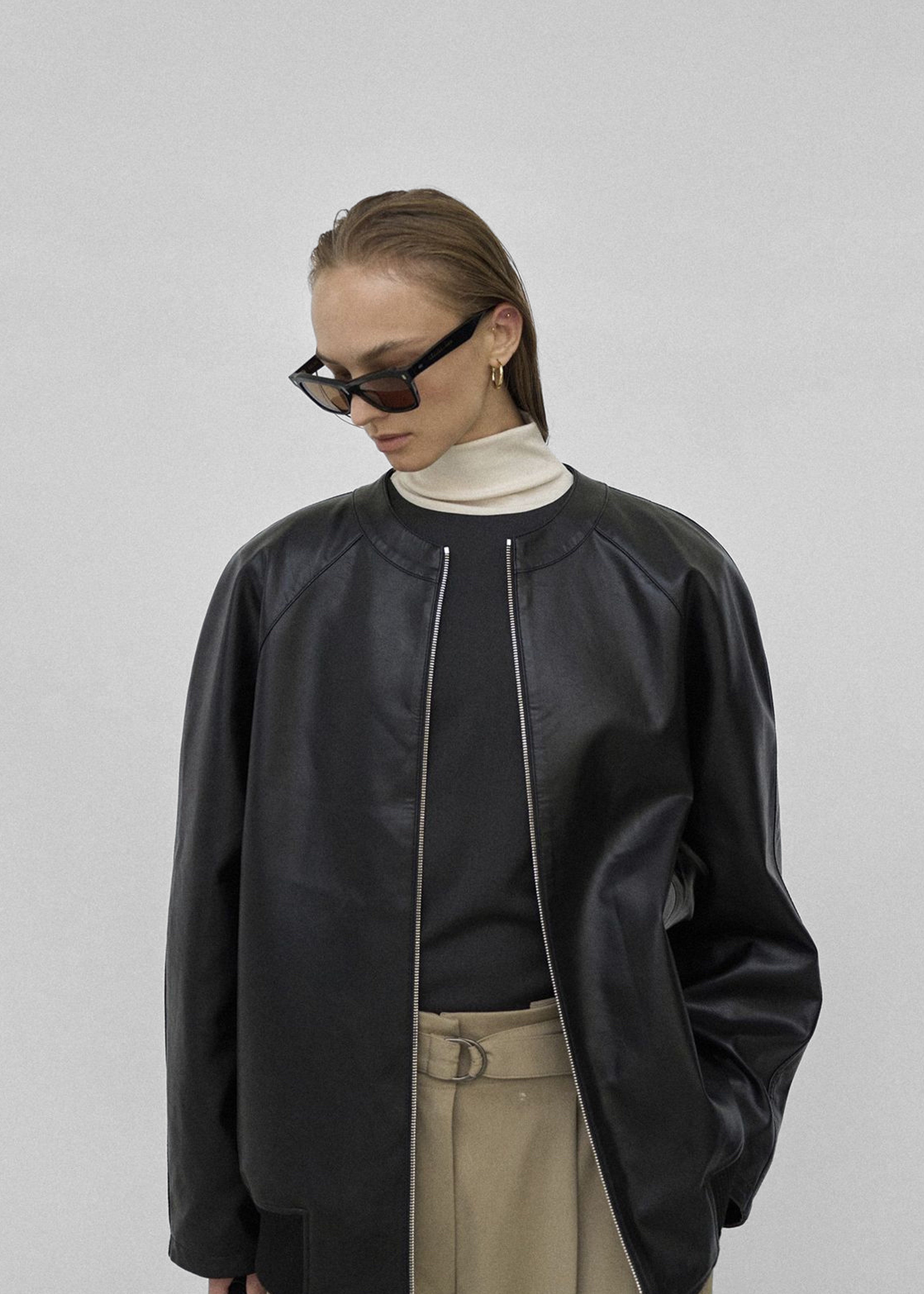 Xyla Faux Leather Jacket - Black - 9
