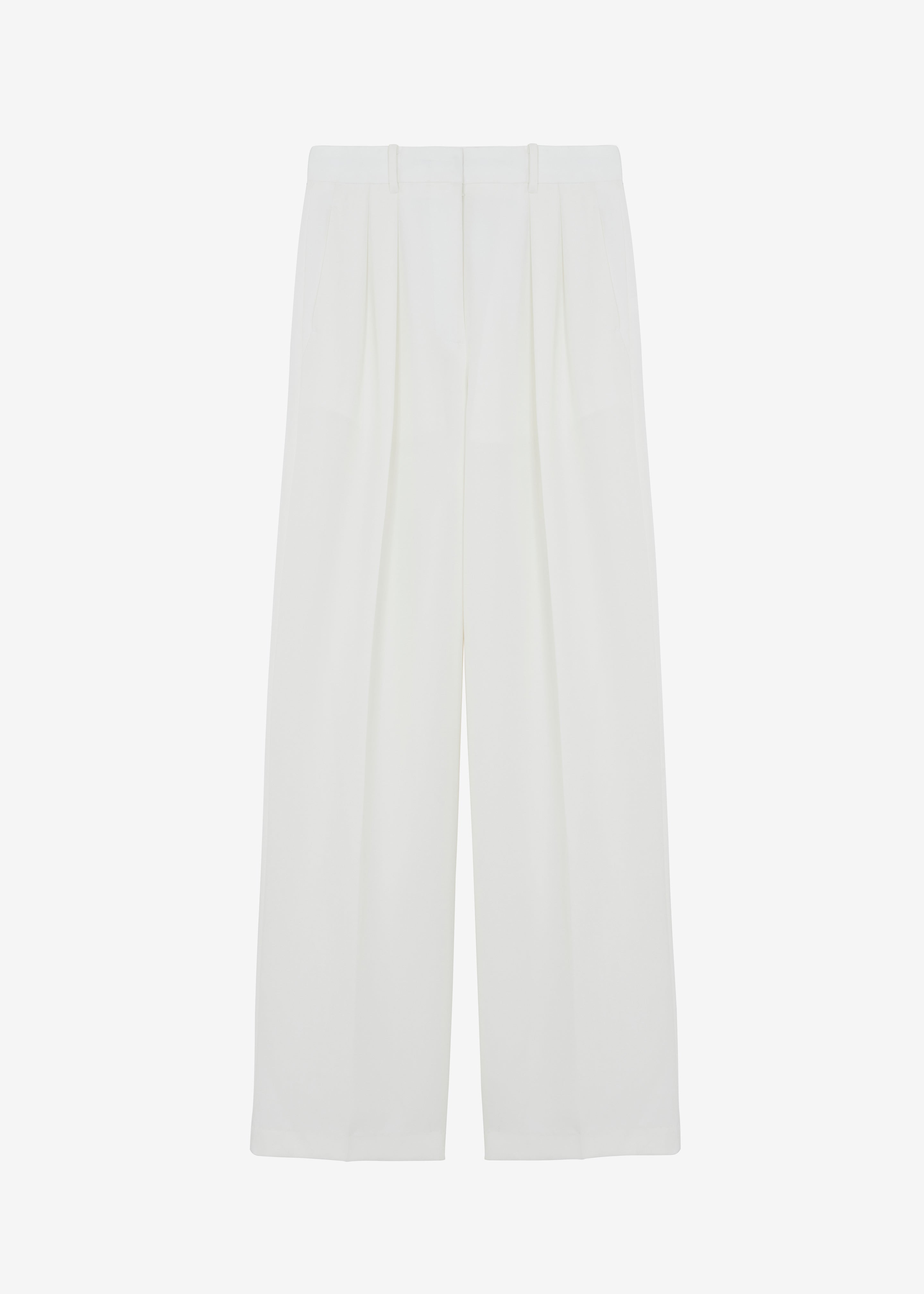 Zia Pintuck Trousers - White - 7