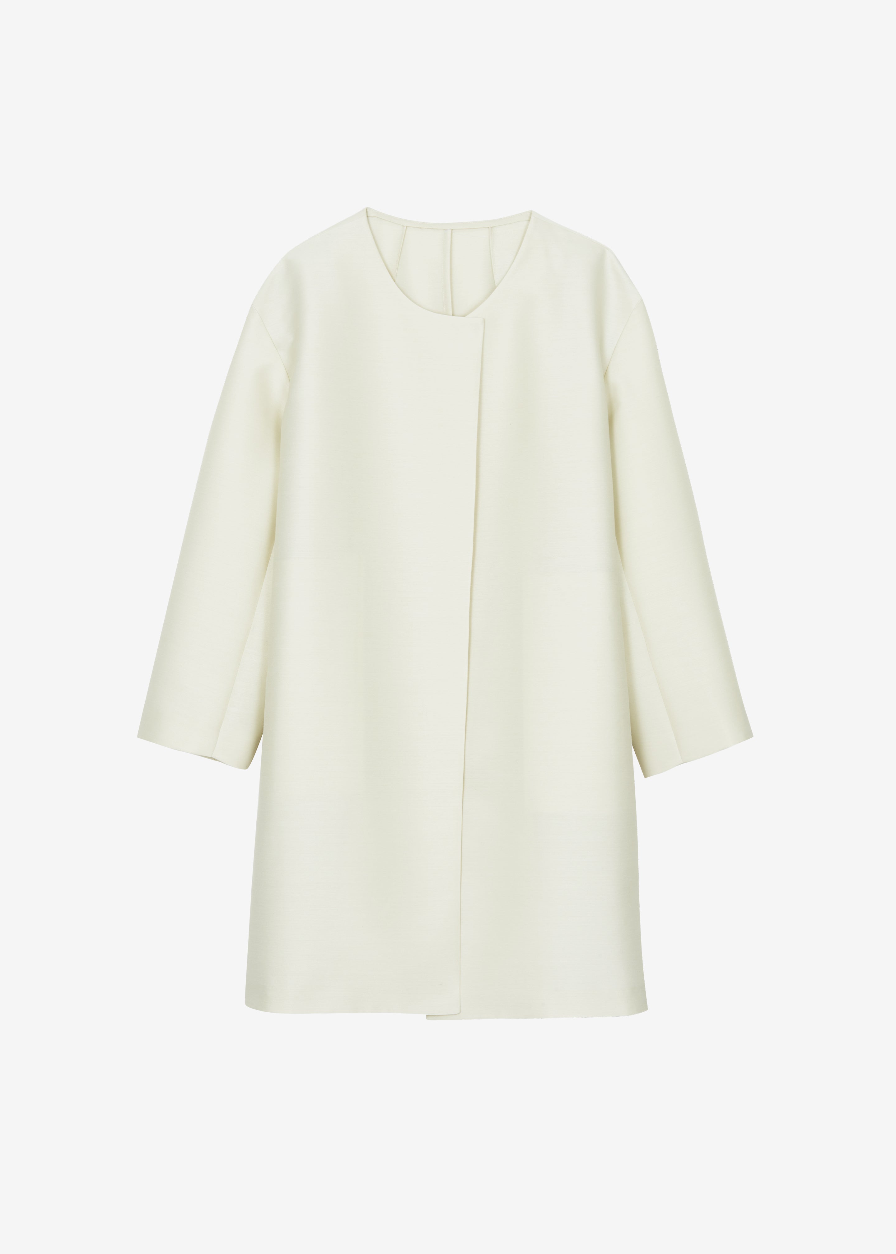 Zwolle Sheen Light Overcoat - Cream - 9