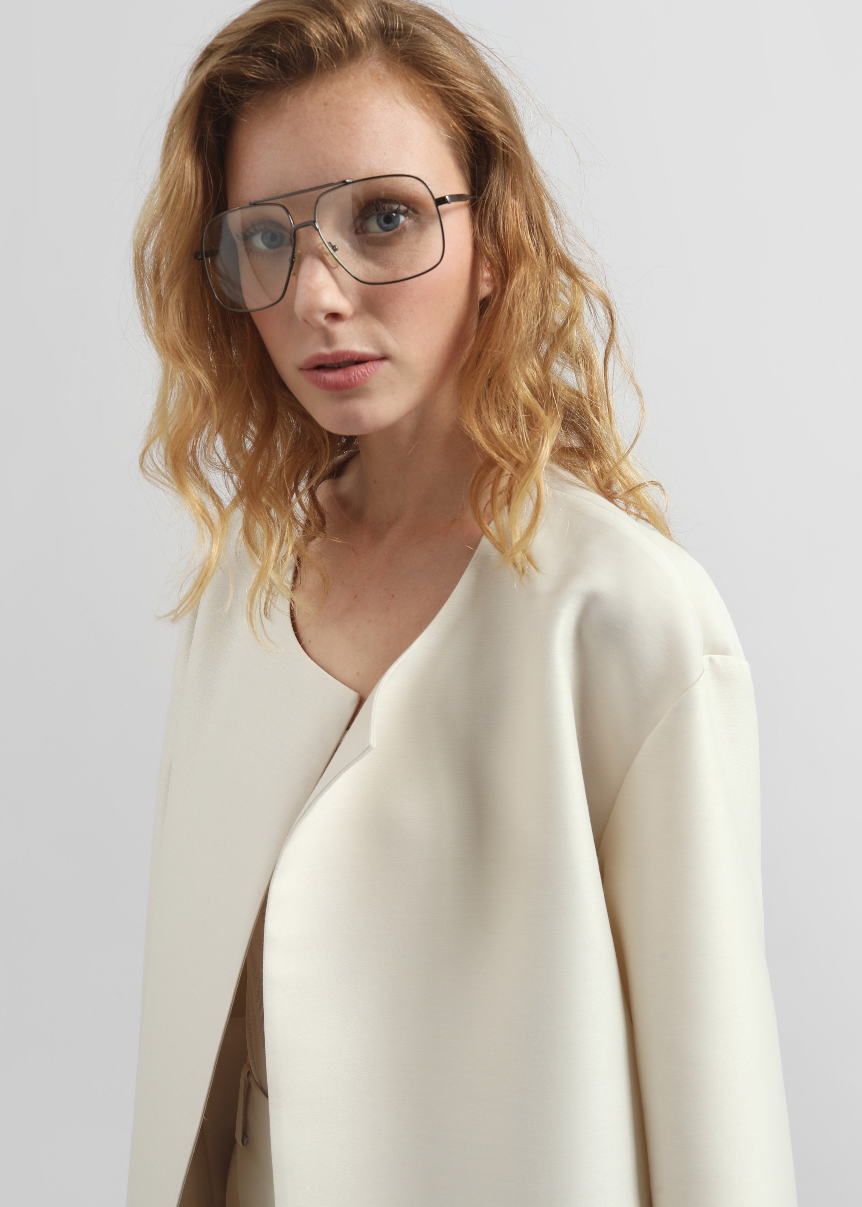 Zwolle Sheen Light Overcoat - Cream - 5