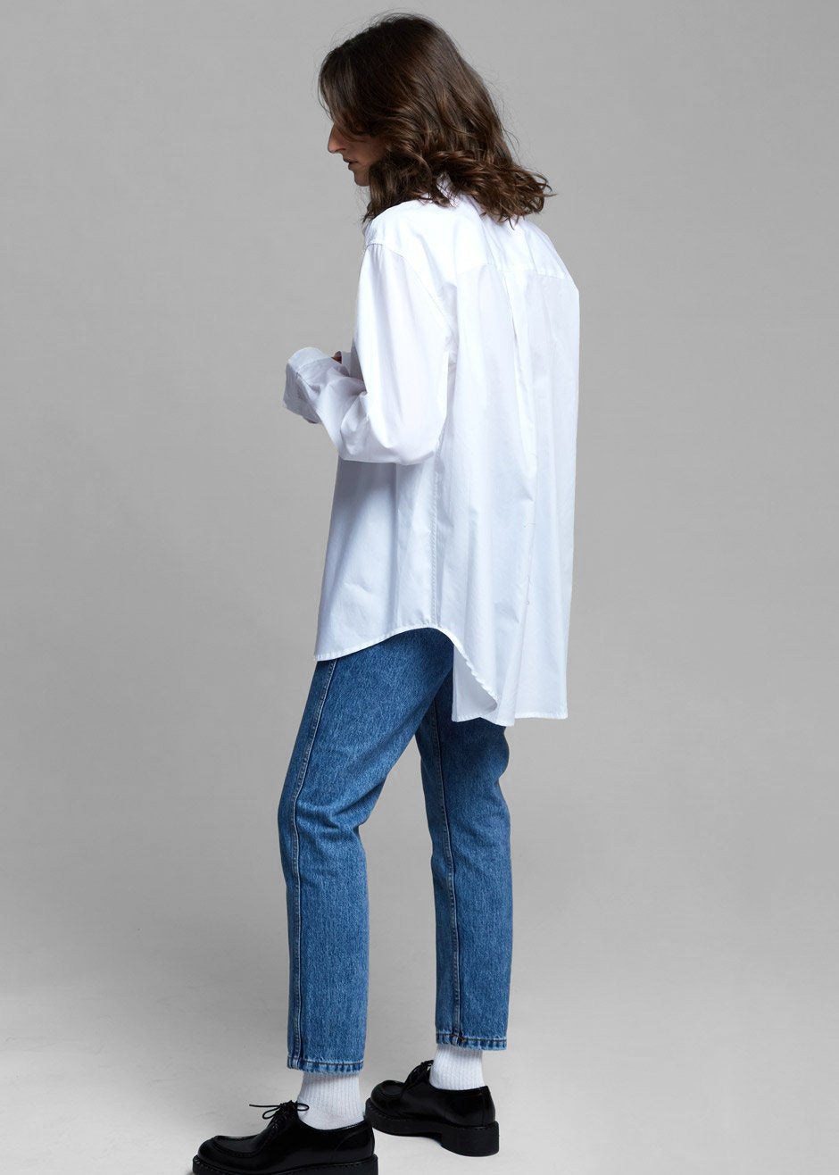 Dusky Classic Oversized Shirt - White - 2