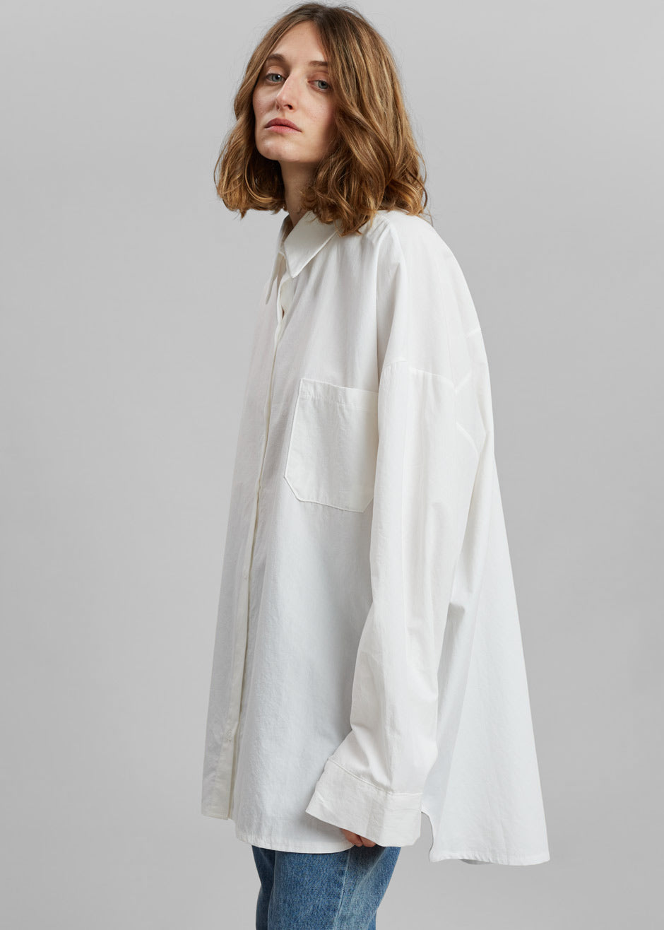 Elide Shirt - Optic White - 2
