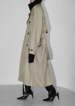 Eugene Trench Coat - Pale Khaki