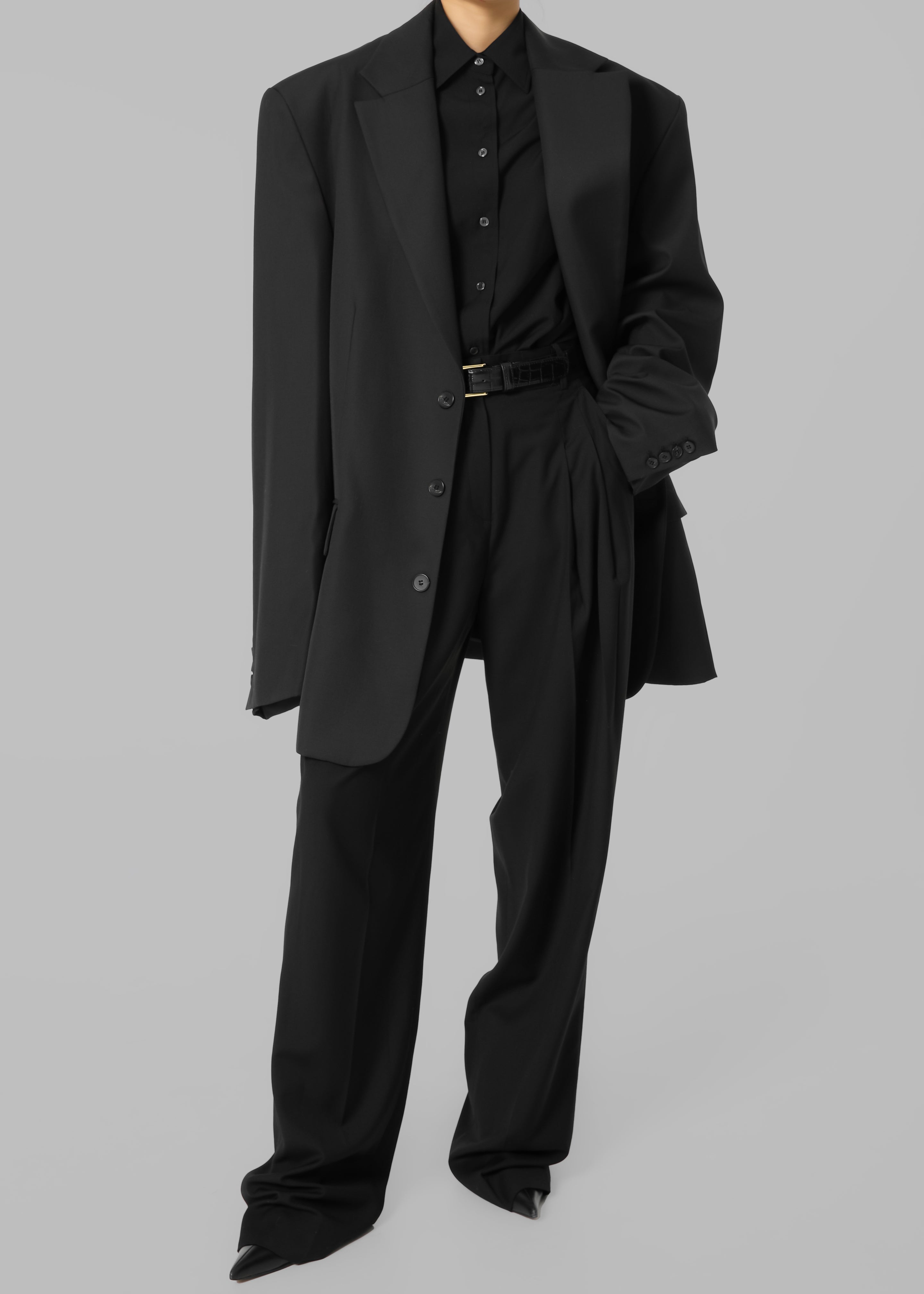 Gelso Oversized Blazer - Black - 8