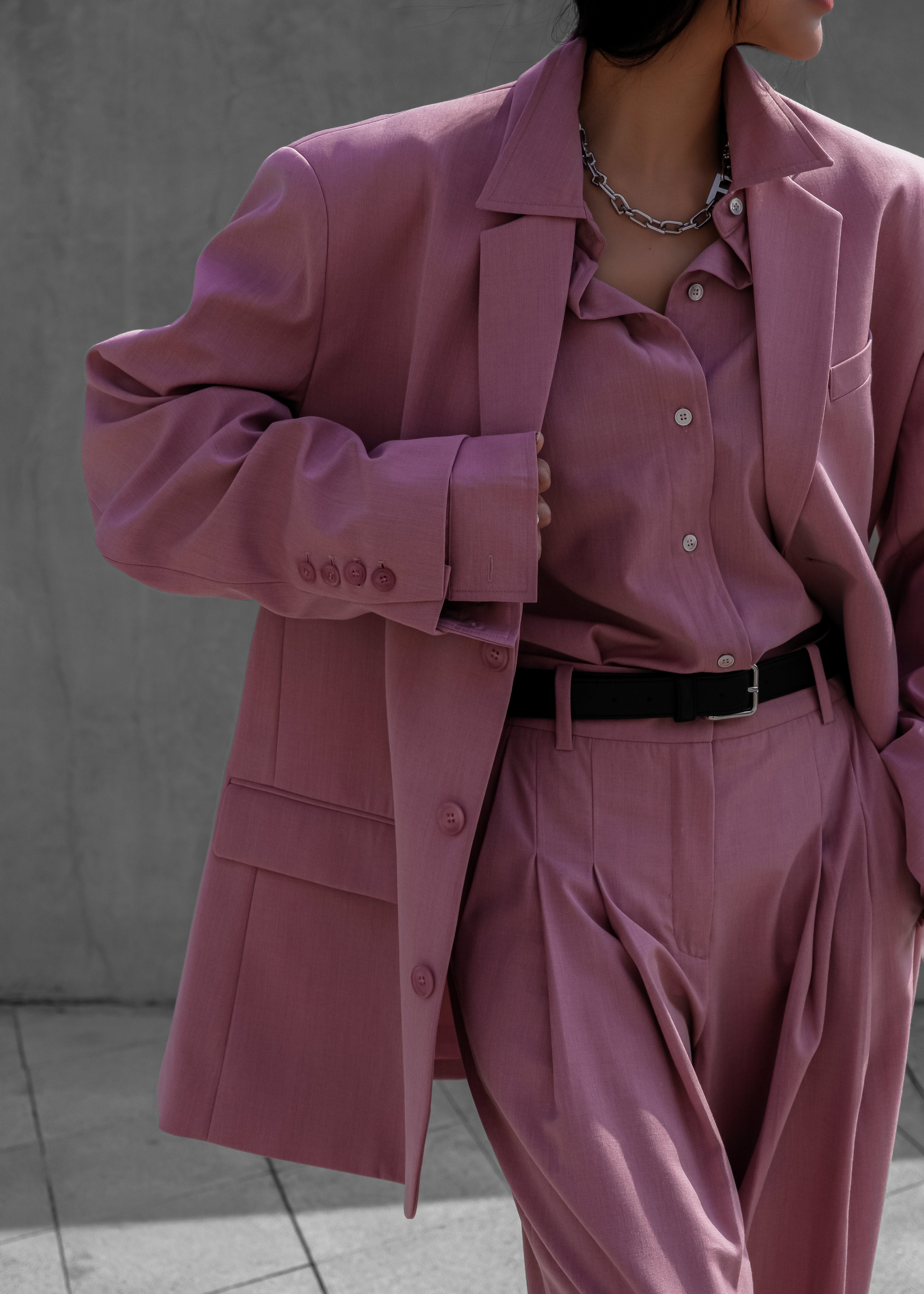 Gelso Oversized Blazer - Rose - 4