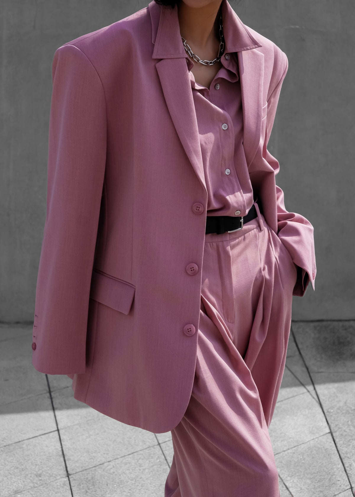 Gelso Oversized Blazer - Rose - 2