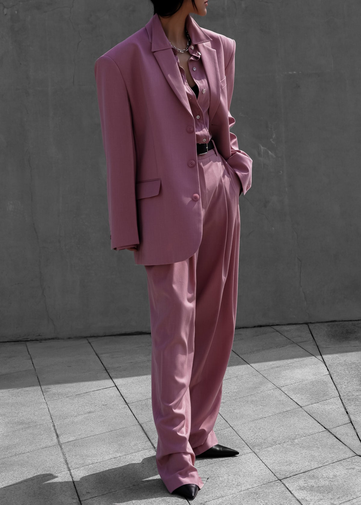 Gelso Oversized Blazer - Rose - 1