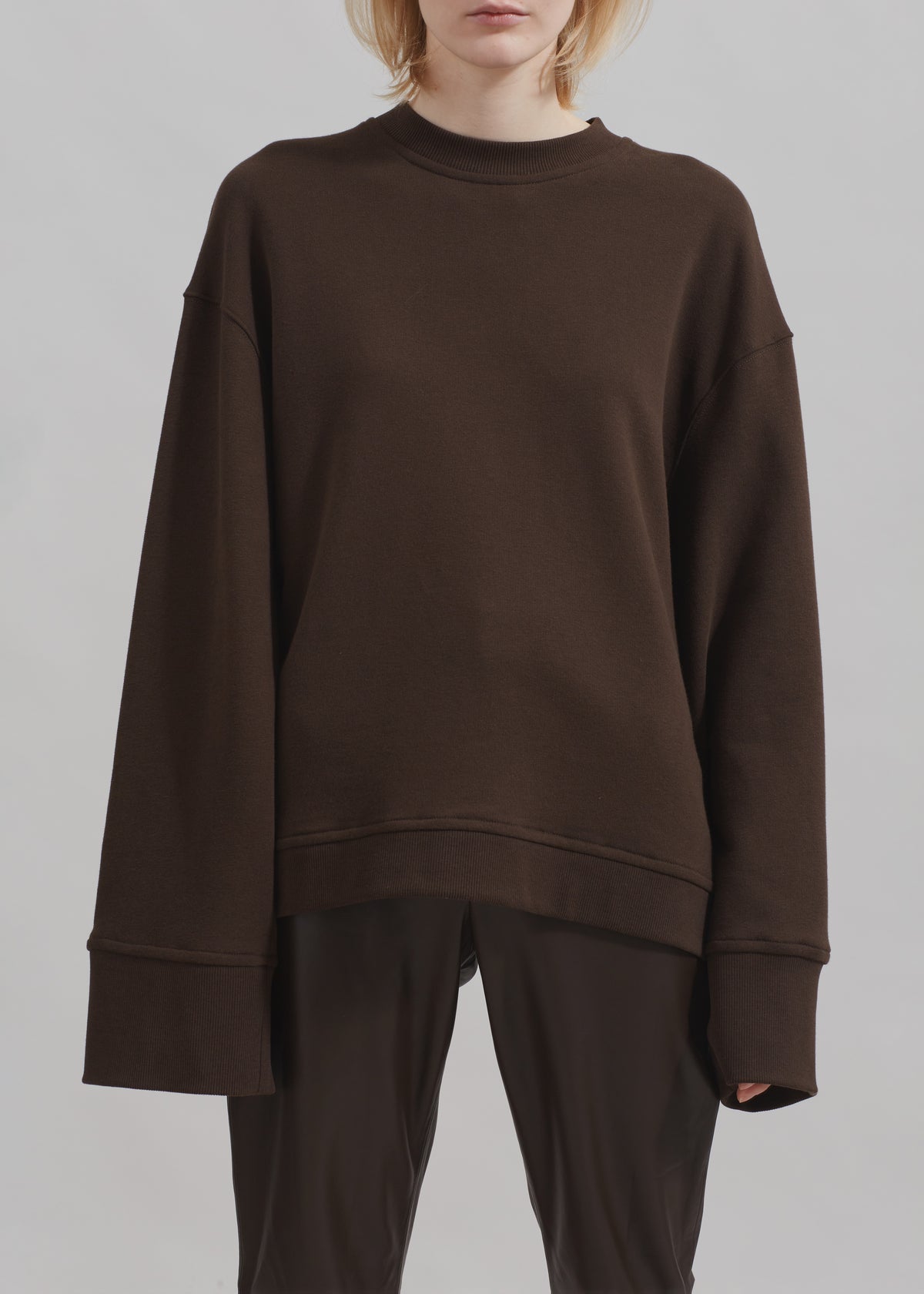 Talia Sweatshirt - Brown - 8