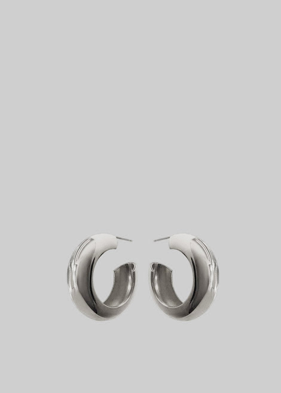 Laura Lombardi Cusp Hoops - Silver - 2