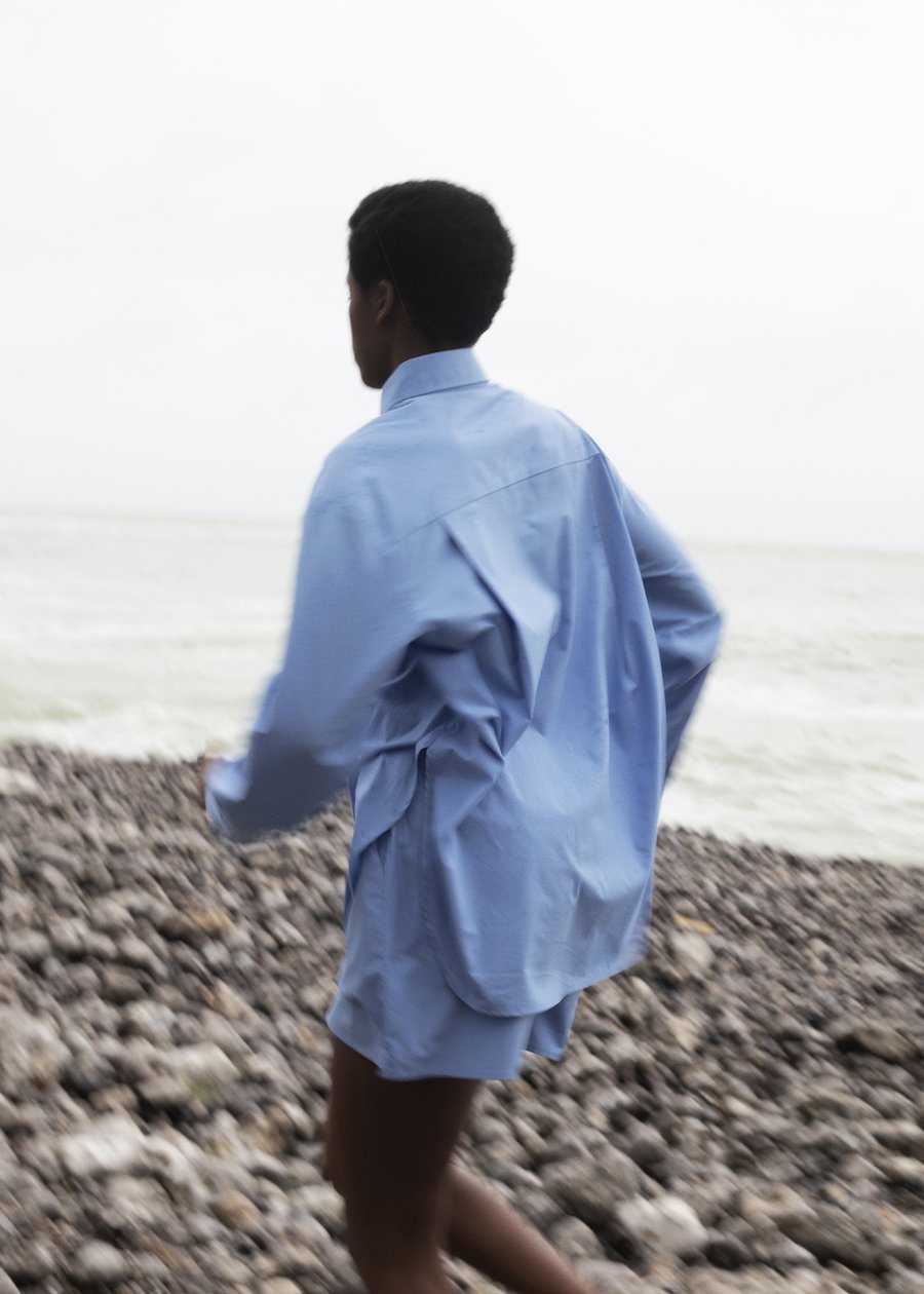 Lui Organic Cotton Shirt - Blue - 14