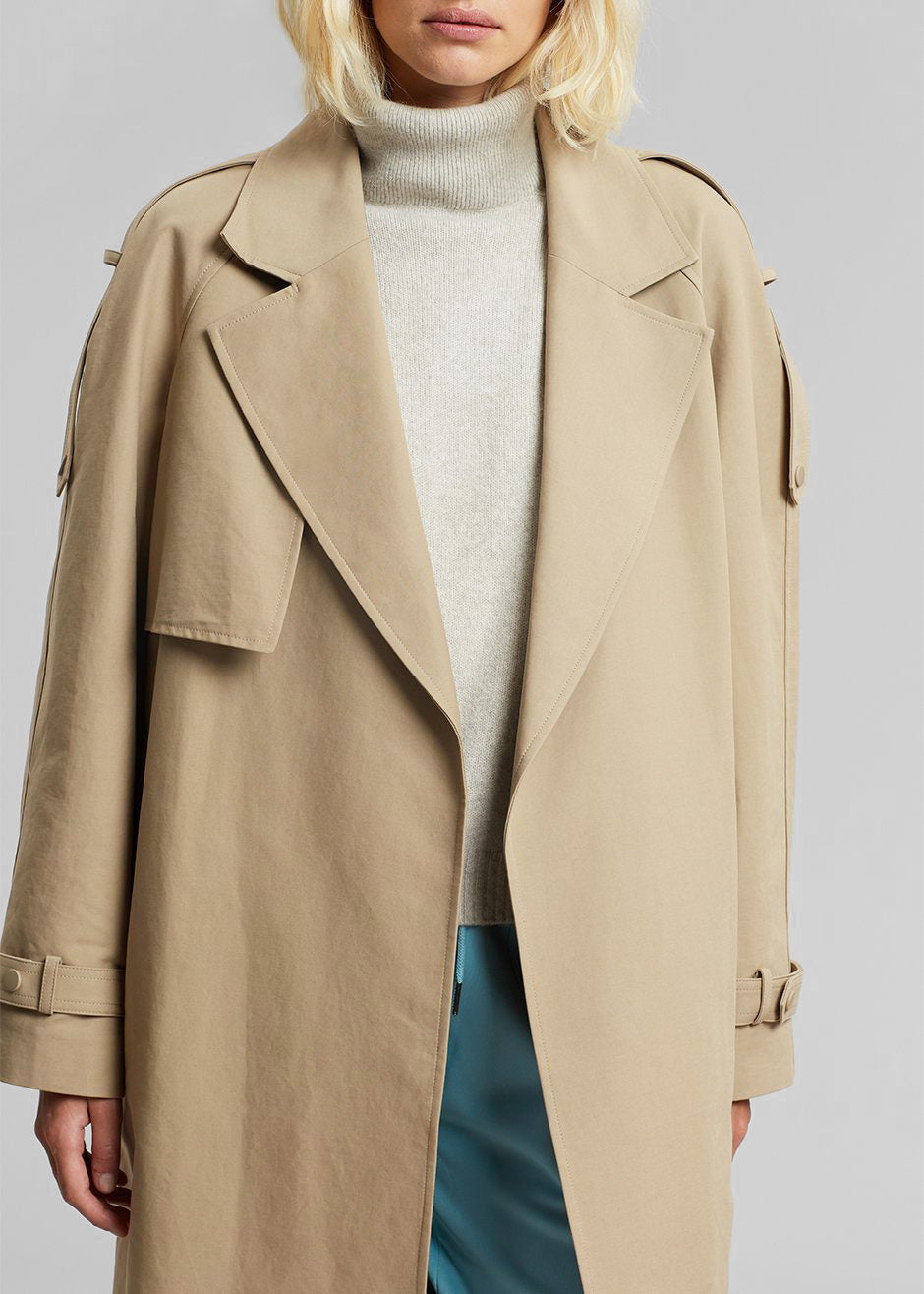 Rhodes Trench Coat - Natural - 6