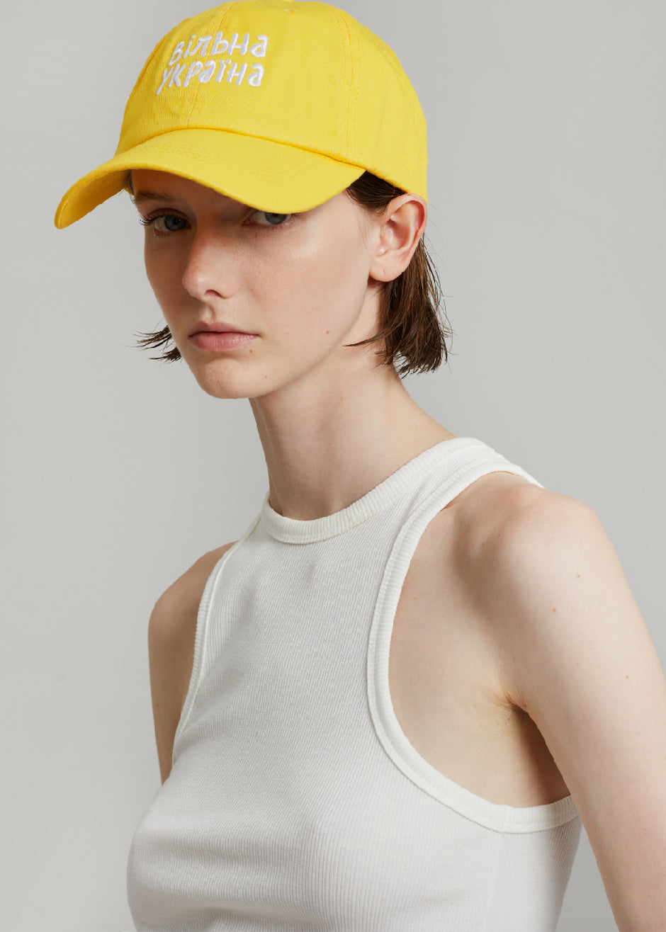 The Frankie Shop x Thomas Lélu Free Baseball Cap - Yellow - 4