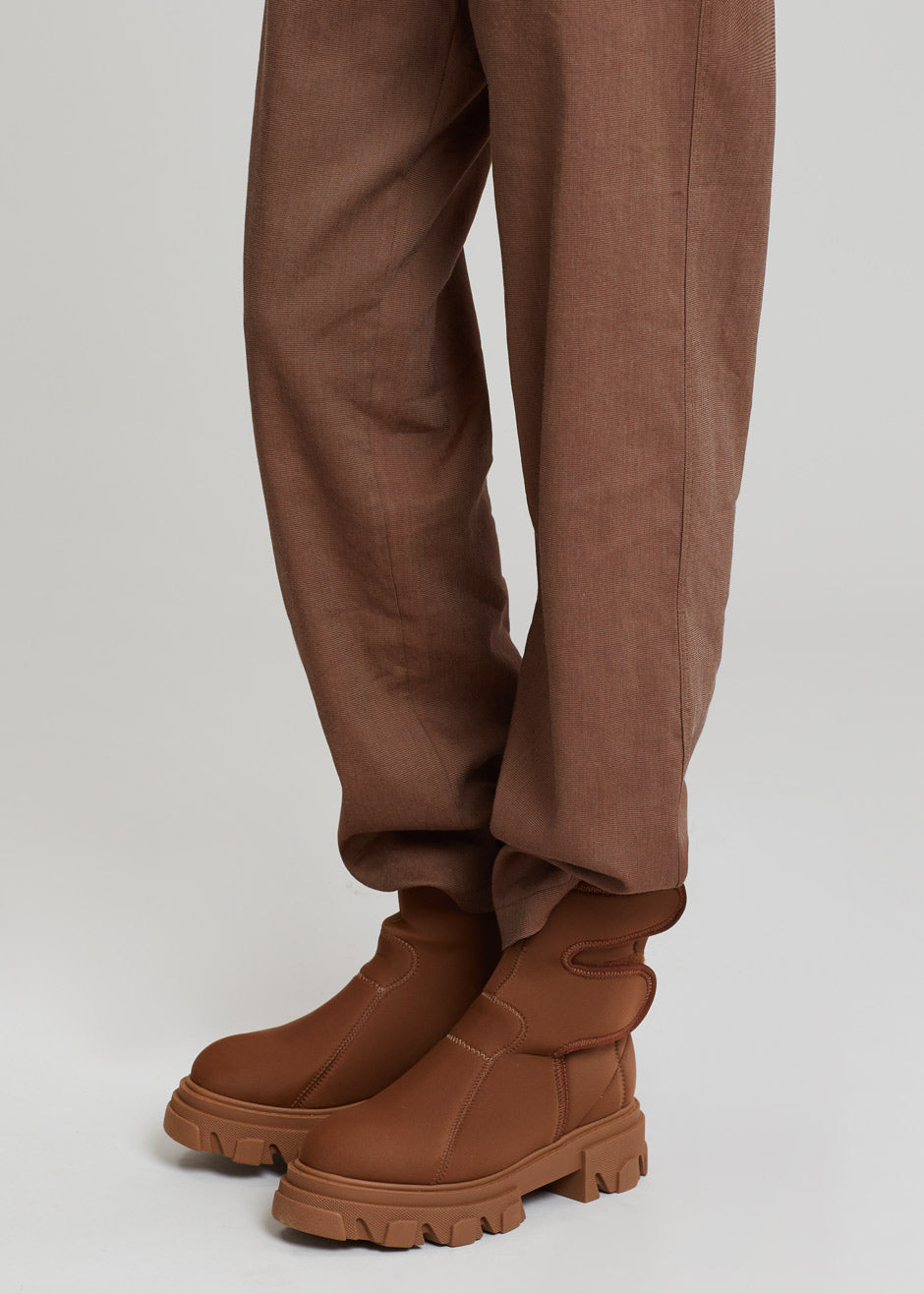 Gia Borghini 9 Scuba Boots - Brown - 3