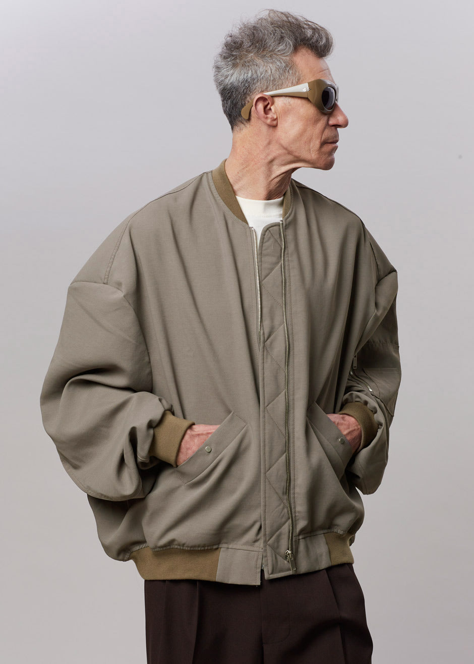 Lumi Bomber Jacket - Dark Olive - 7