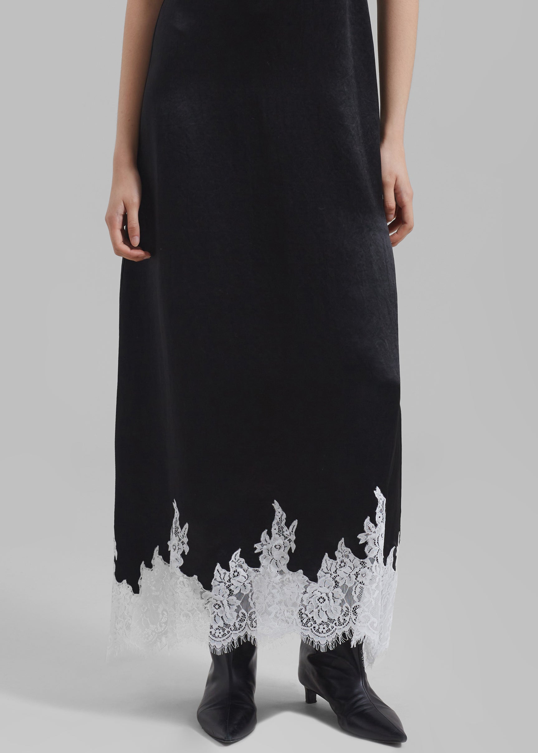 3.1 Phillip Lim Twist Tank Slip Dress - Black - 5