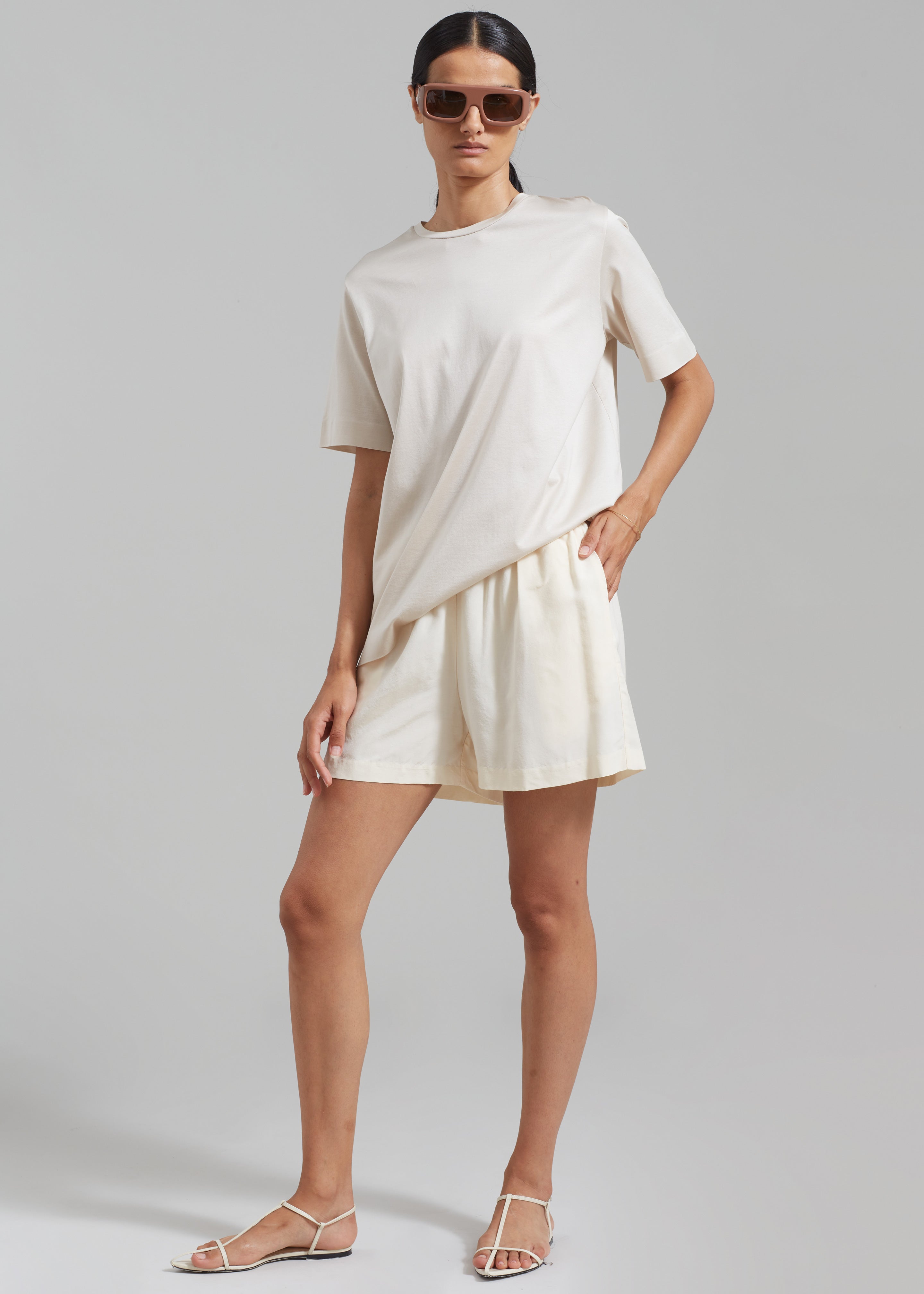 Adeline Shorts - Cream - 1